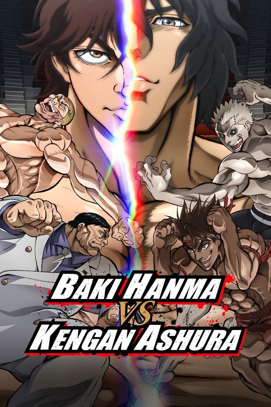 Poster Baki Hanma VS Kengan Ashura
