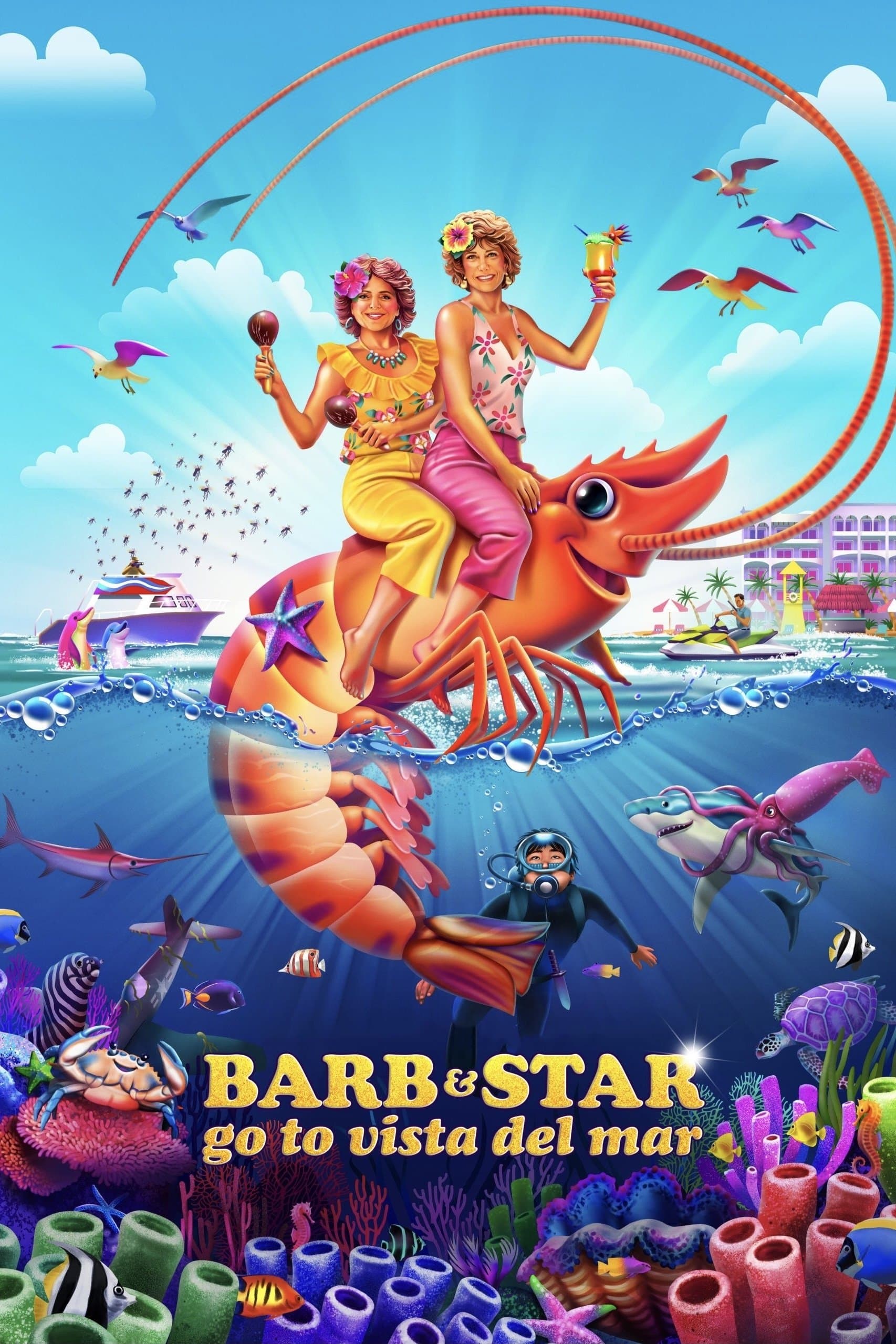 Poster Barb & Star Go to Vista Del Mar