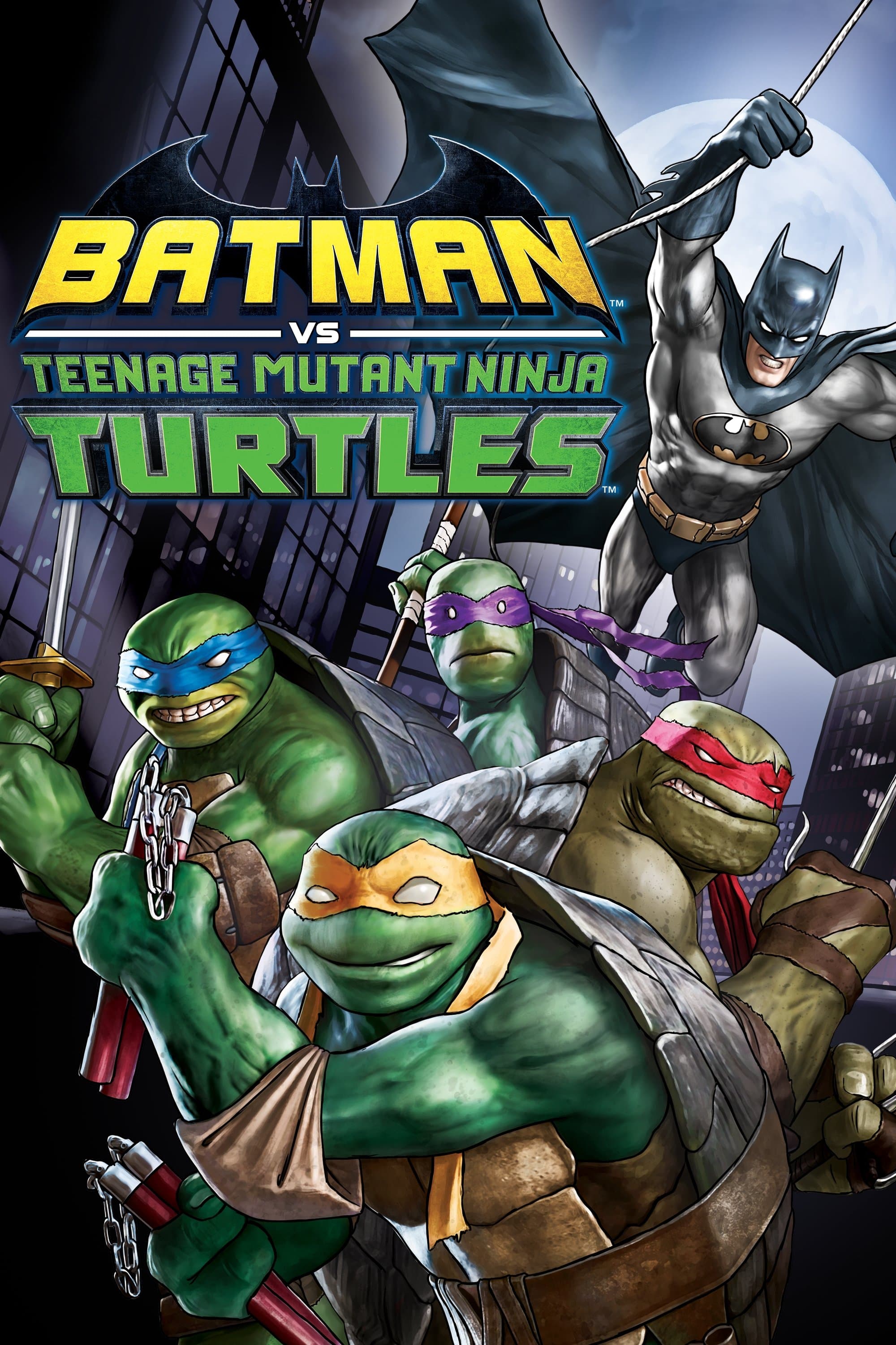 Poster Batman vs Teenage Mutant Ninja Turtles