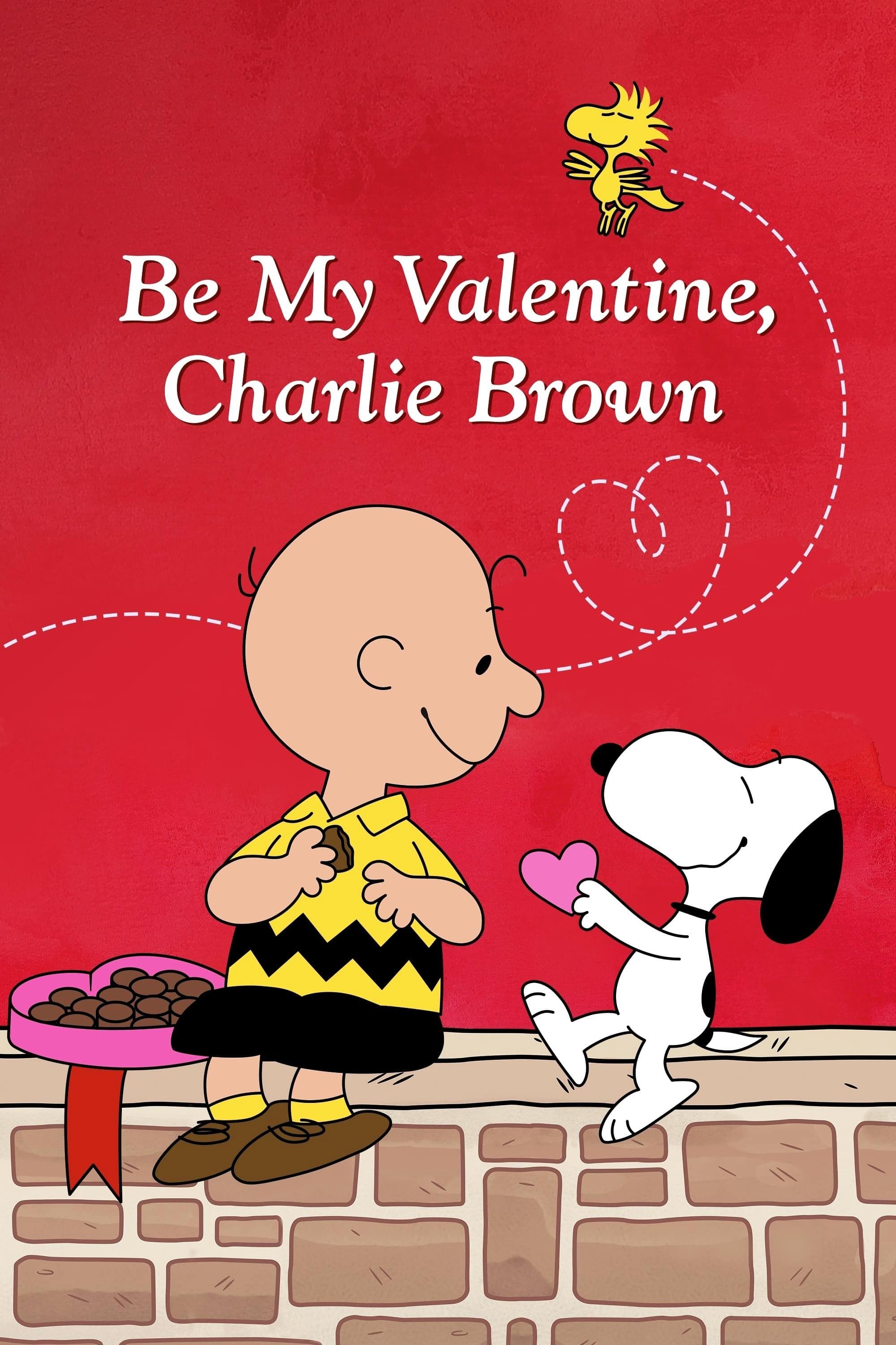 Poster Be My Valentine, Charlie Brown