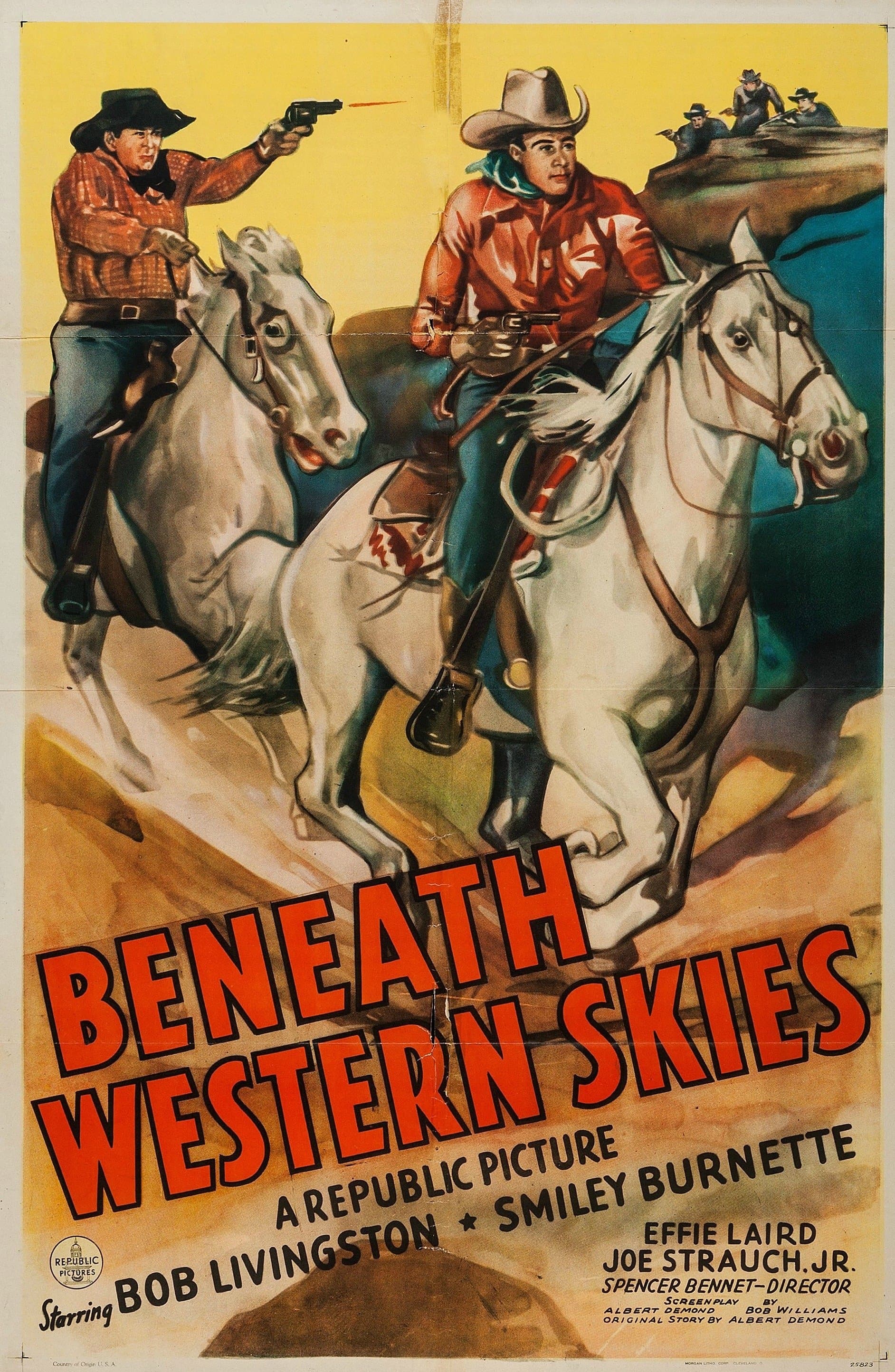 Poster Beneath Western Skies