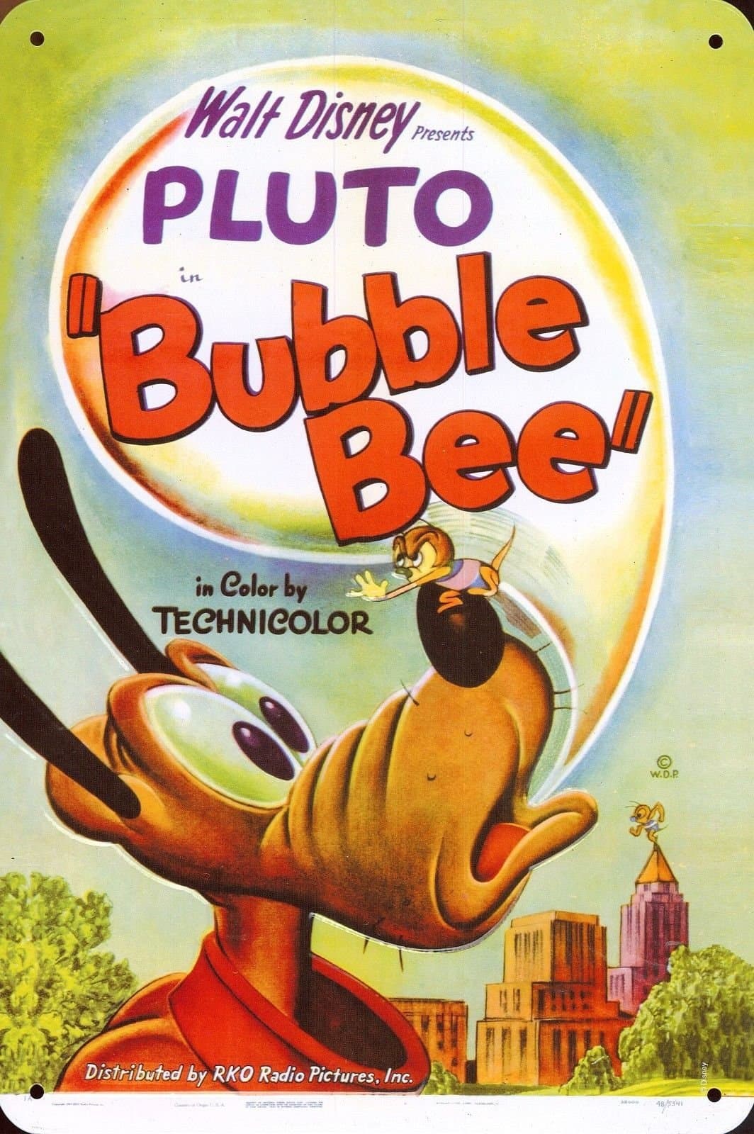 Poster Bubble Bee