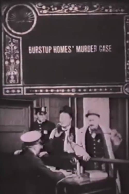 Poster Burstup Homes' Murder Case