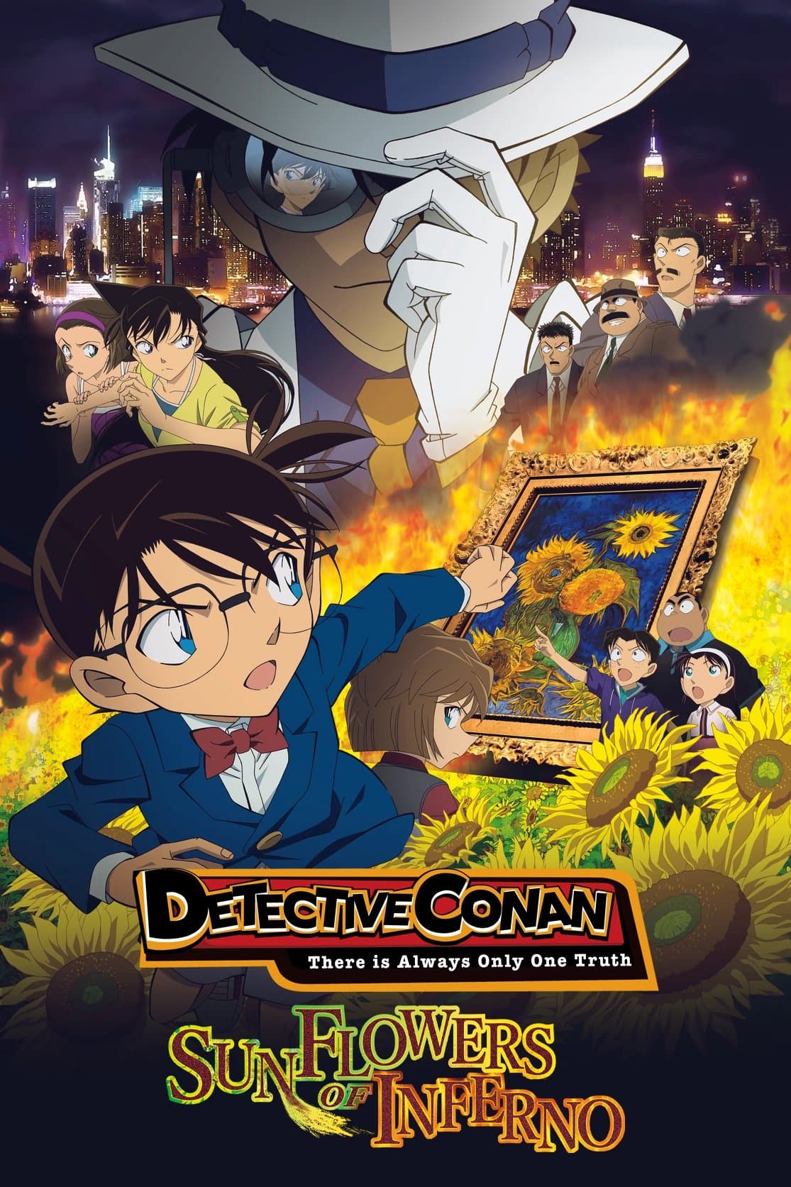 Poster Case Closed: Sunflowers of Inferno