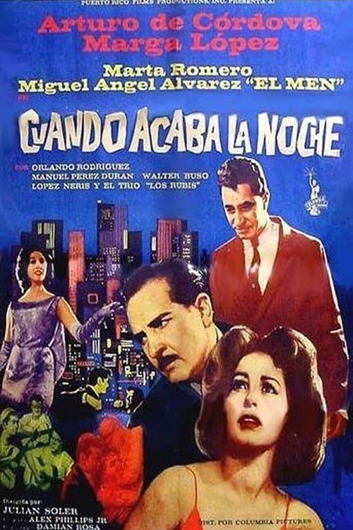 Poster Cuando acaba la noche