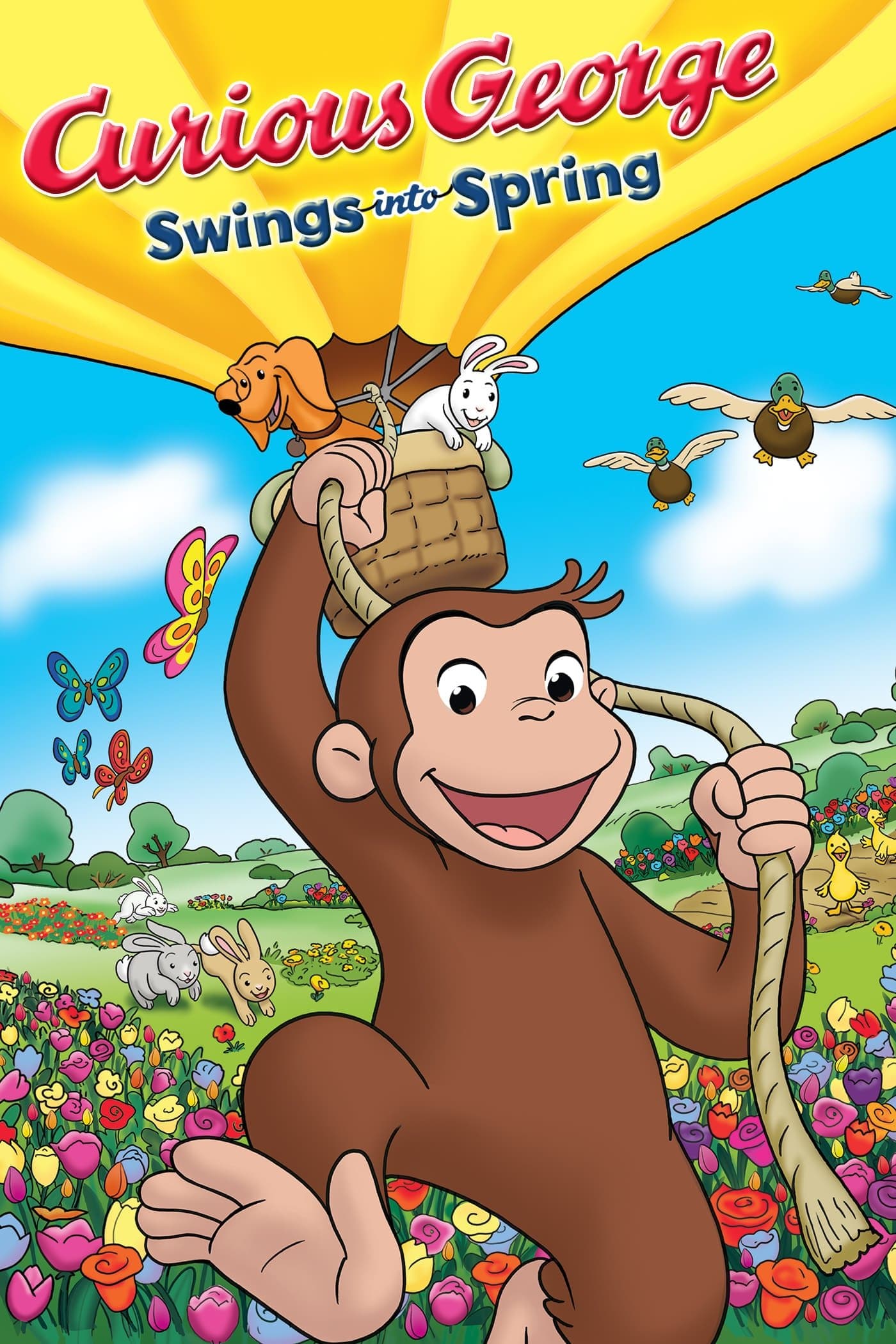Poster Curious George Swings into Spring