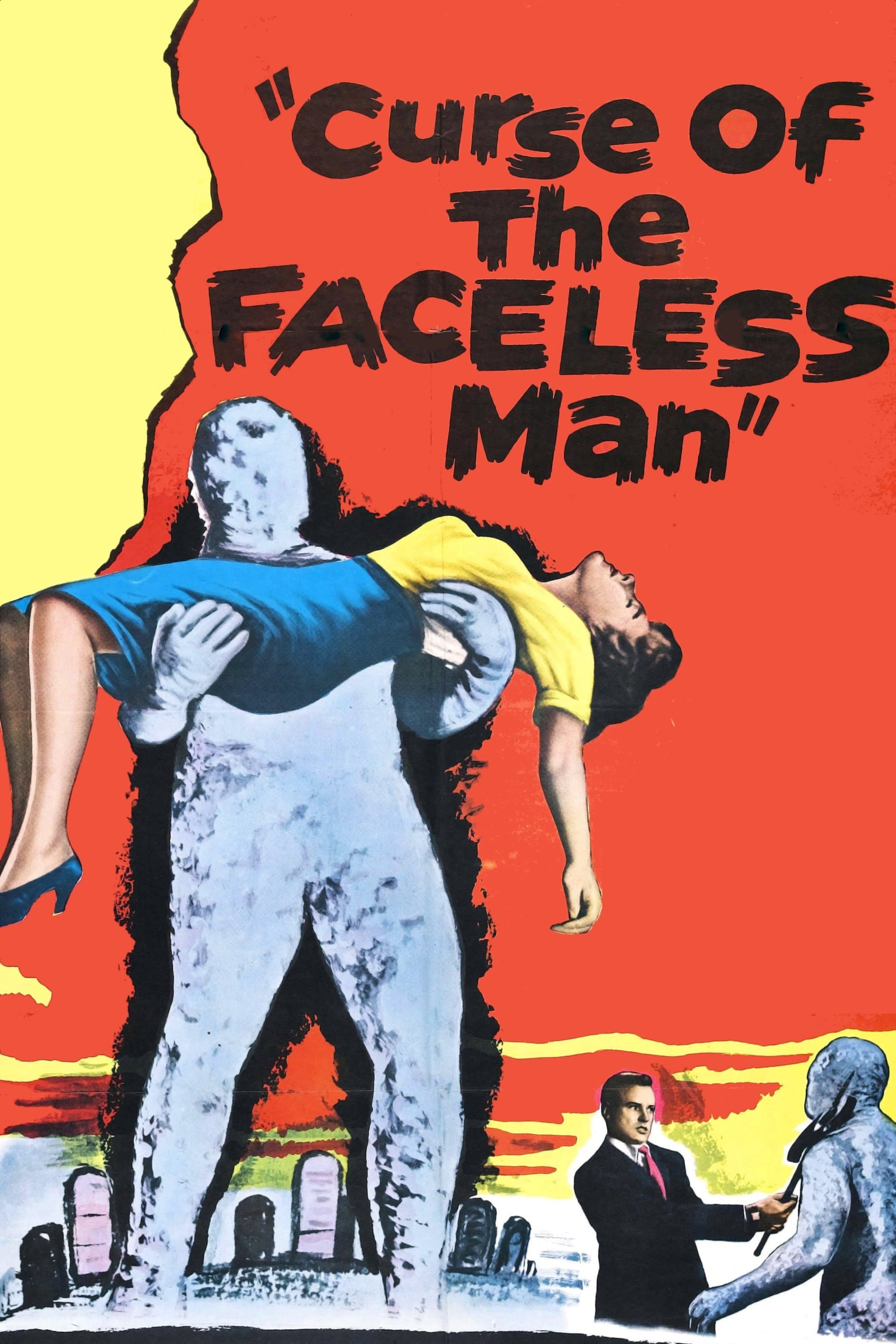 Poster Curse of the Faceless Man