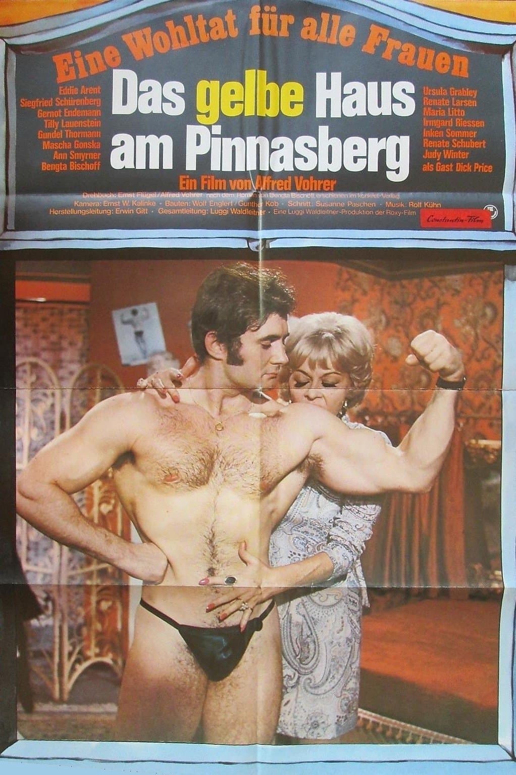 Poster Das gelbe Haus am Pinnasberg