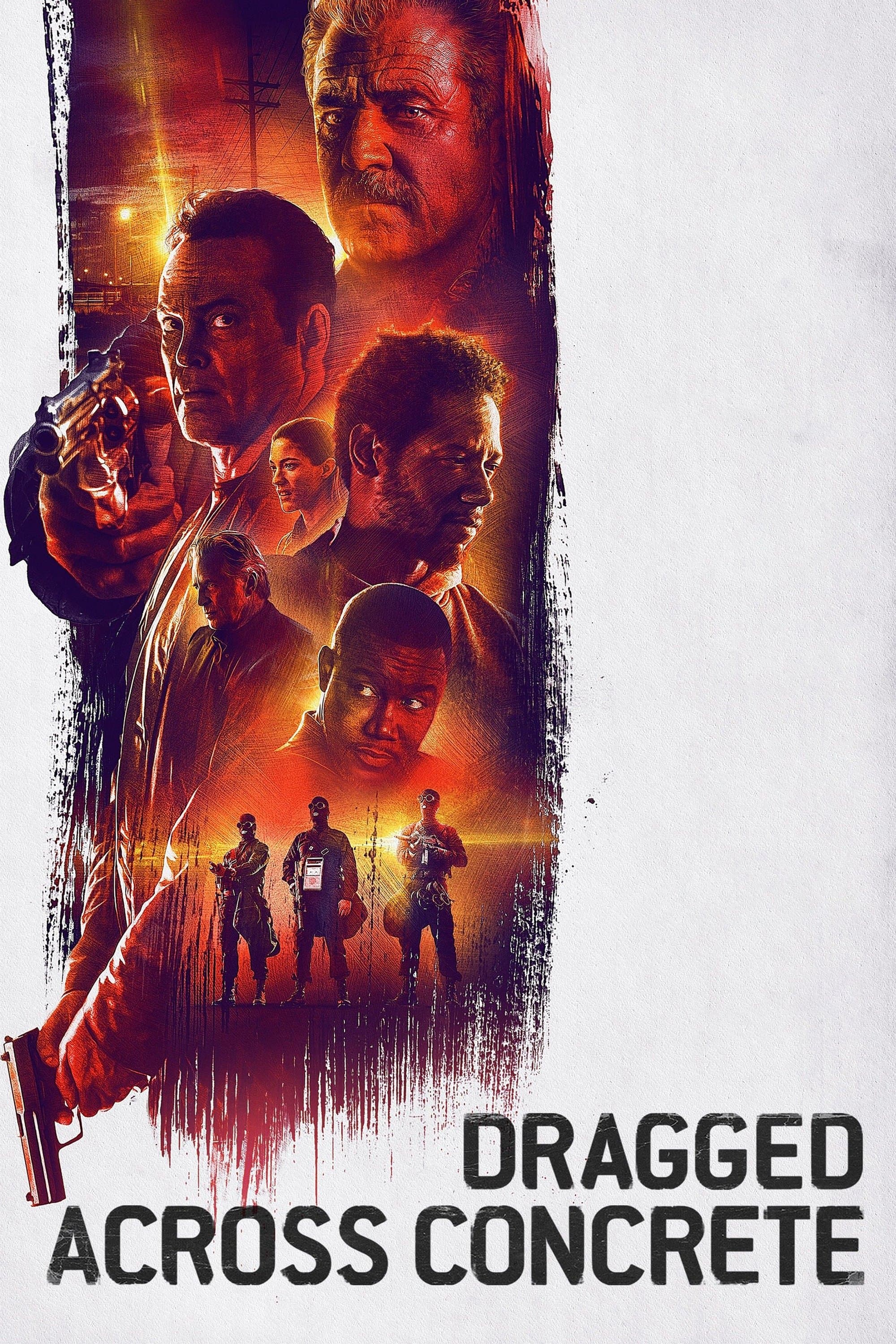 Poster Dragged Across Concrete