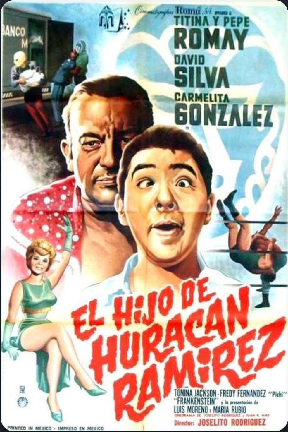 Poster El hijo de Huracán Ramírez