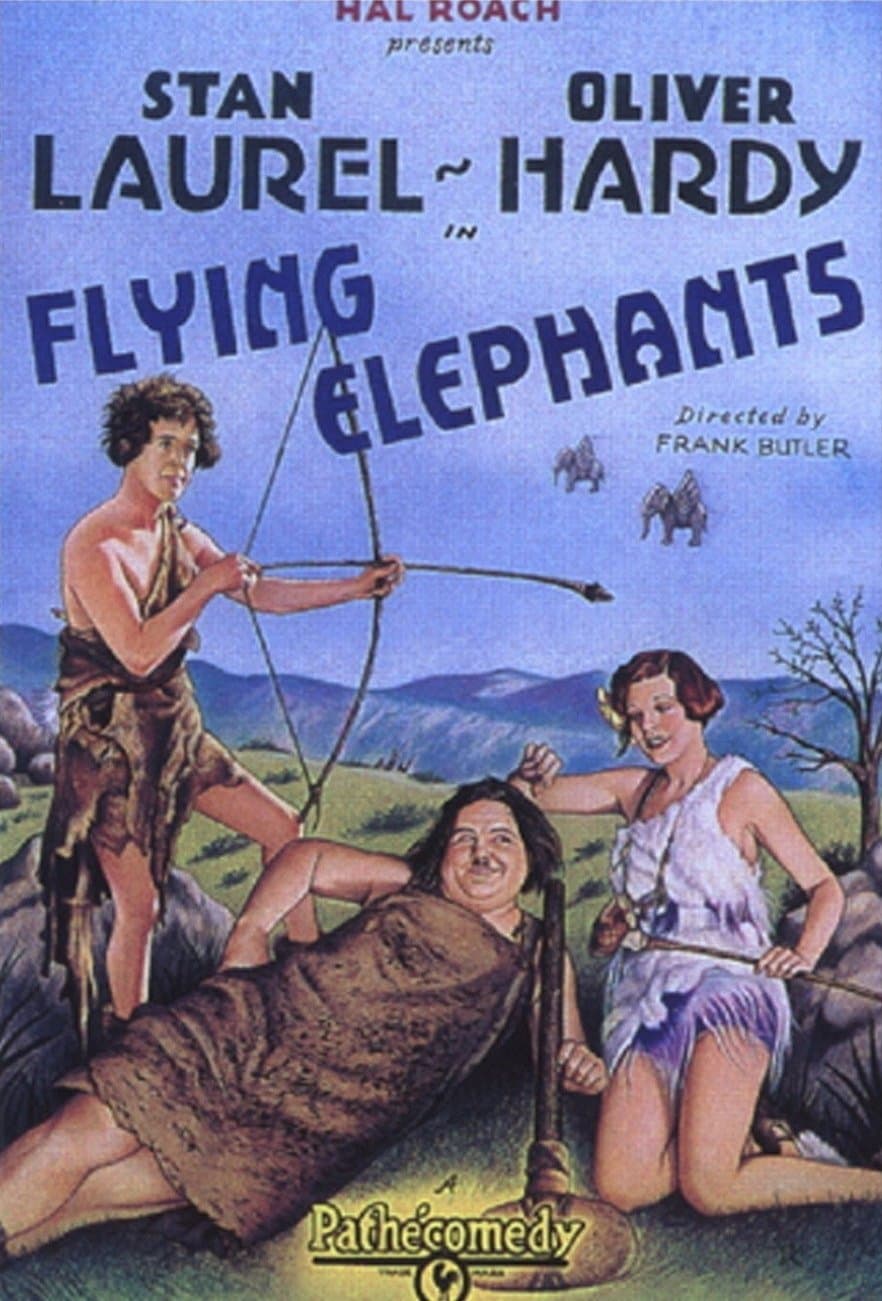 Poster Flying Elephants