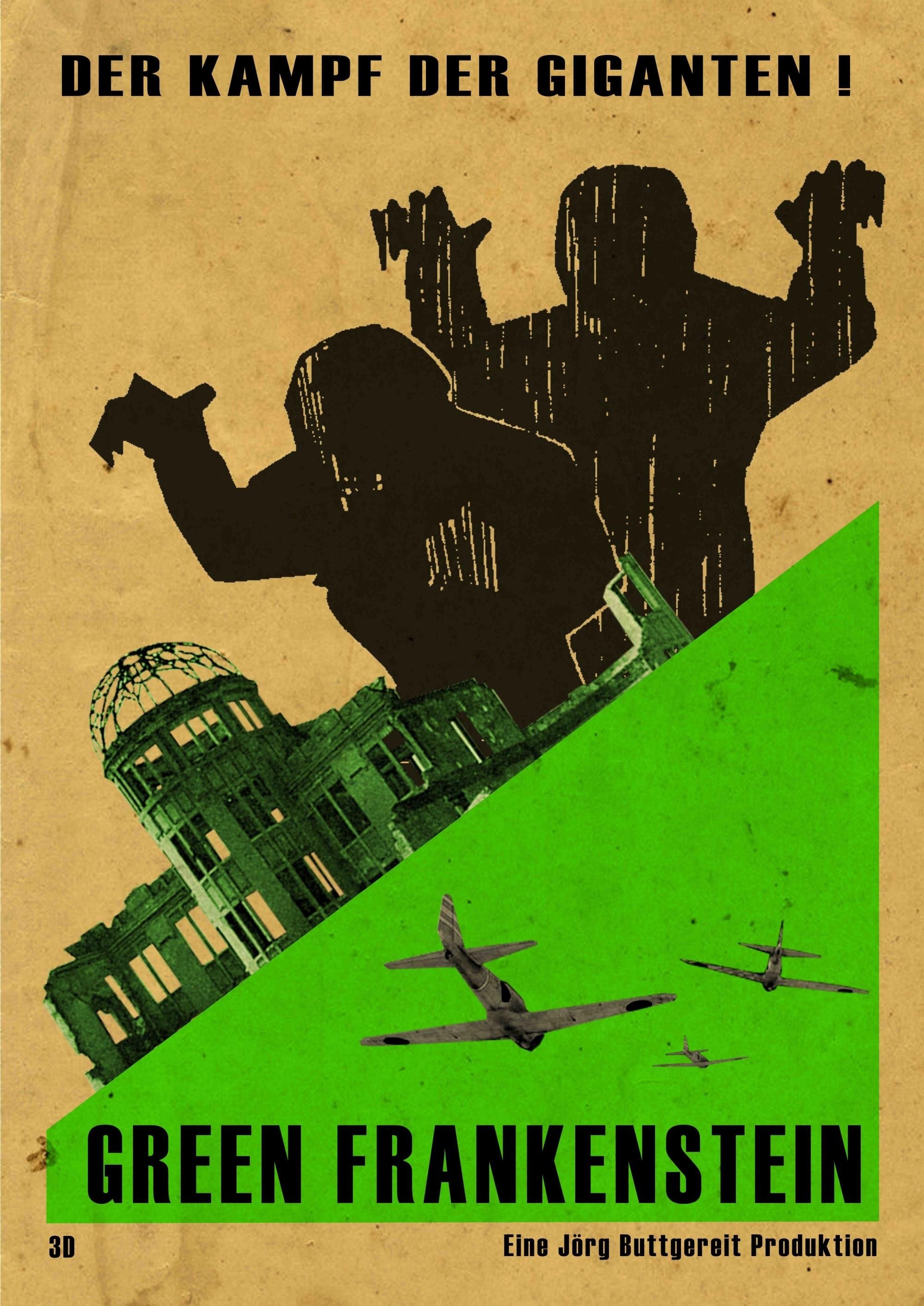 Poster Green Frankenstein