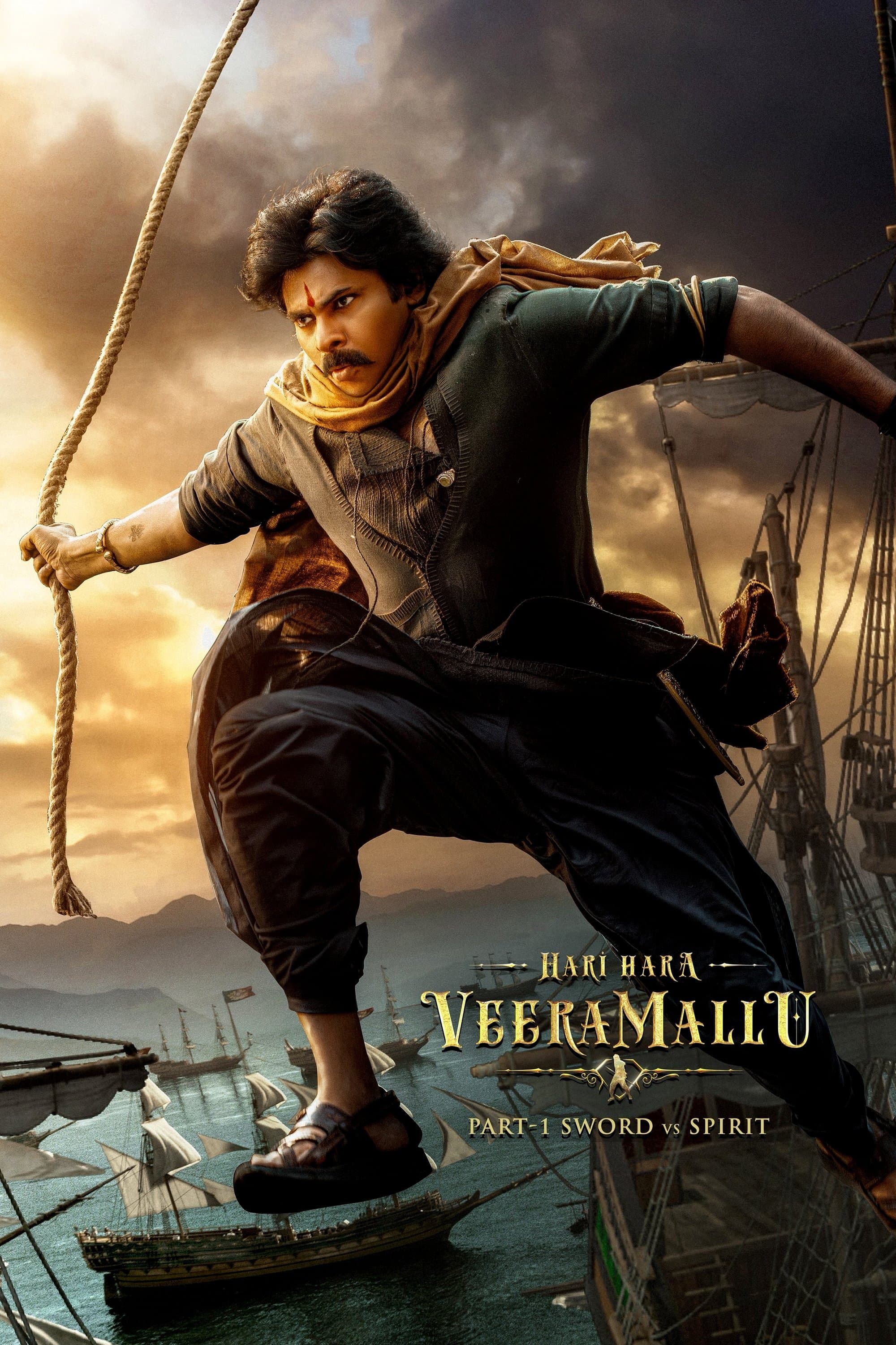 Poster Hari Hara Veera Mallu: Part 1 – Sword vs Spirit