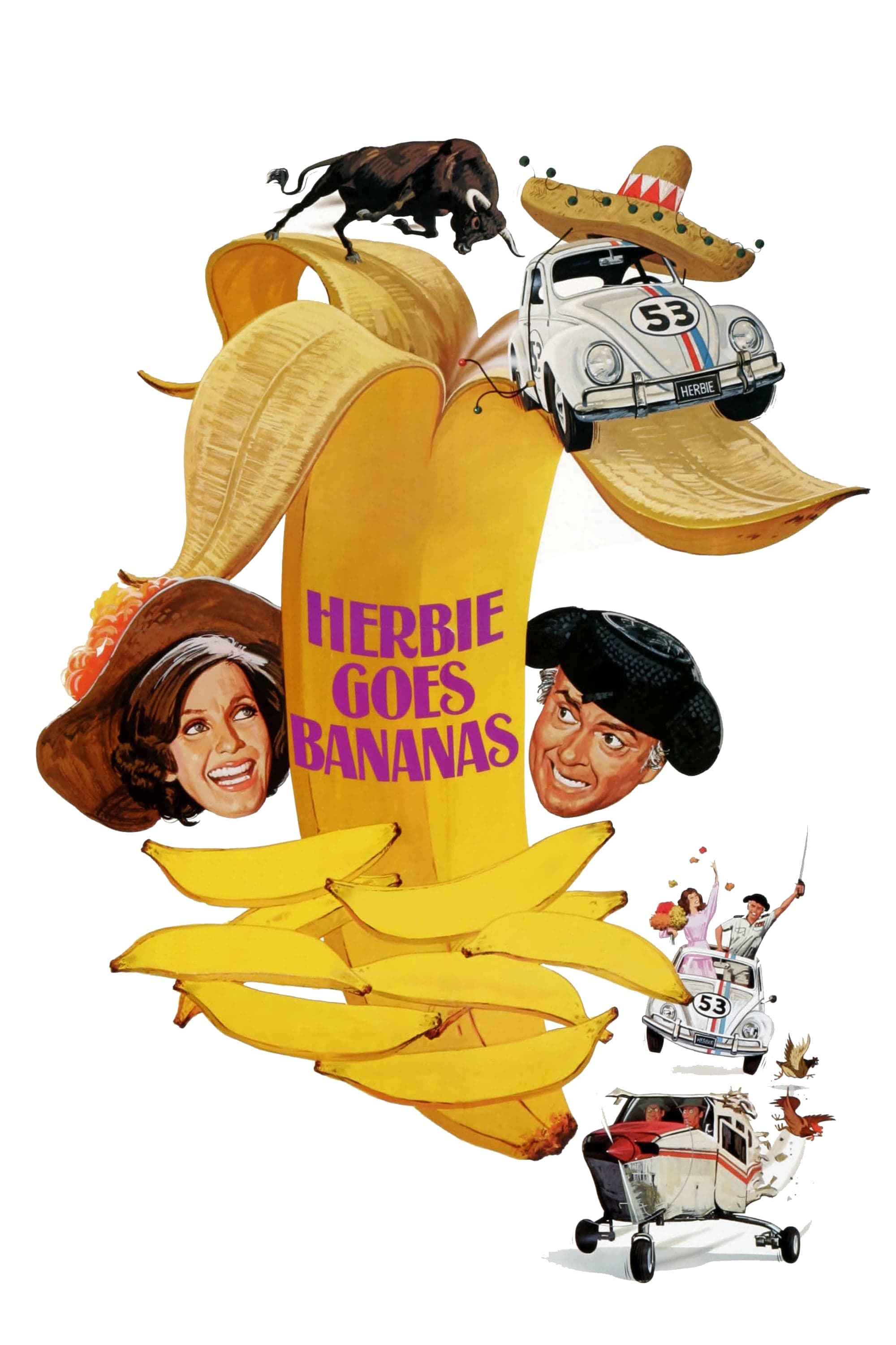 Poster Herbie Goes Bananas