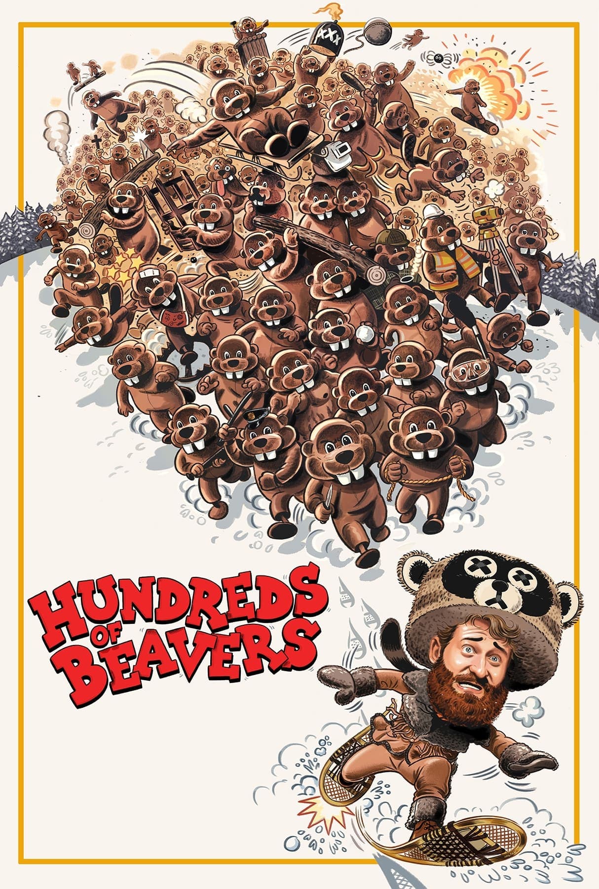Poster Hundreds of Beavers