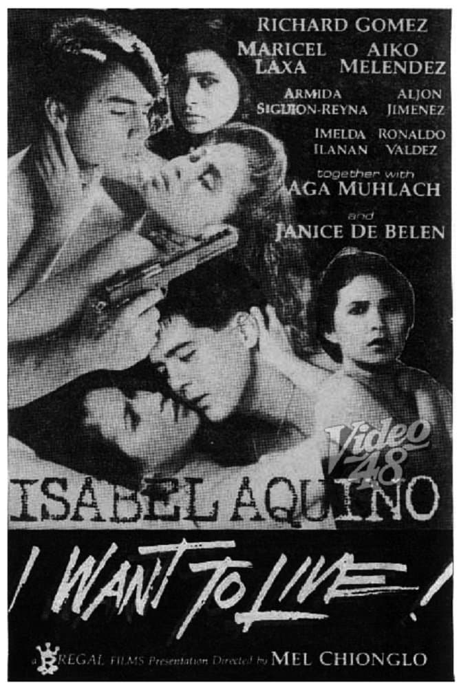 Poster Isabel Aquino: I Want to Live