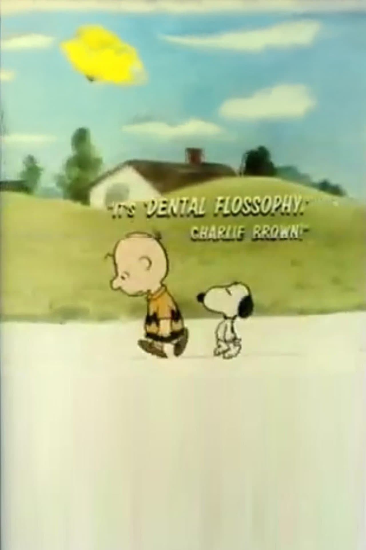 Poster It's Dental Flossophy, Charlie Brown