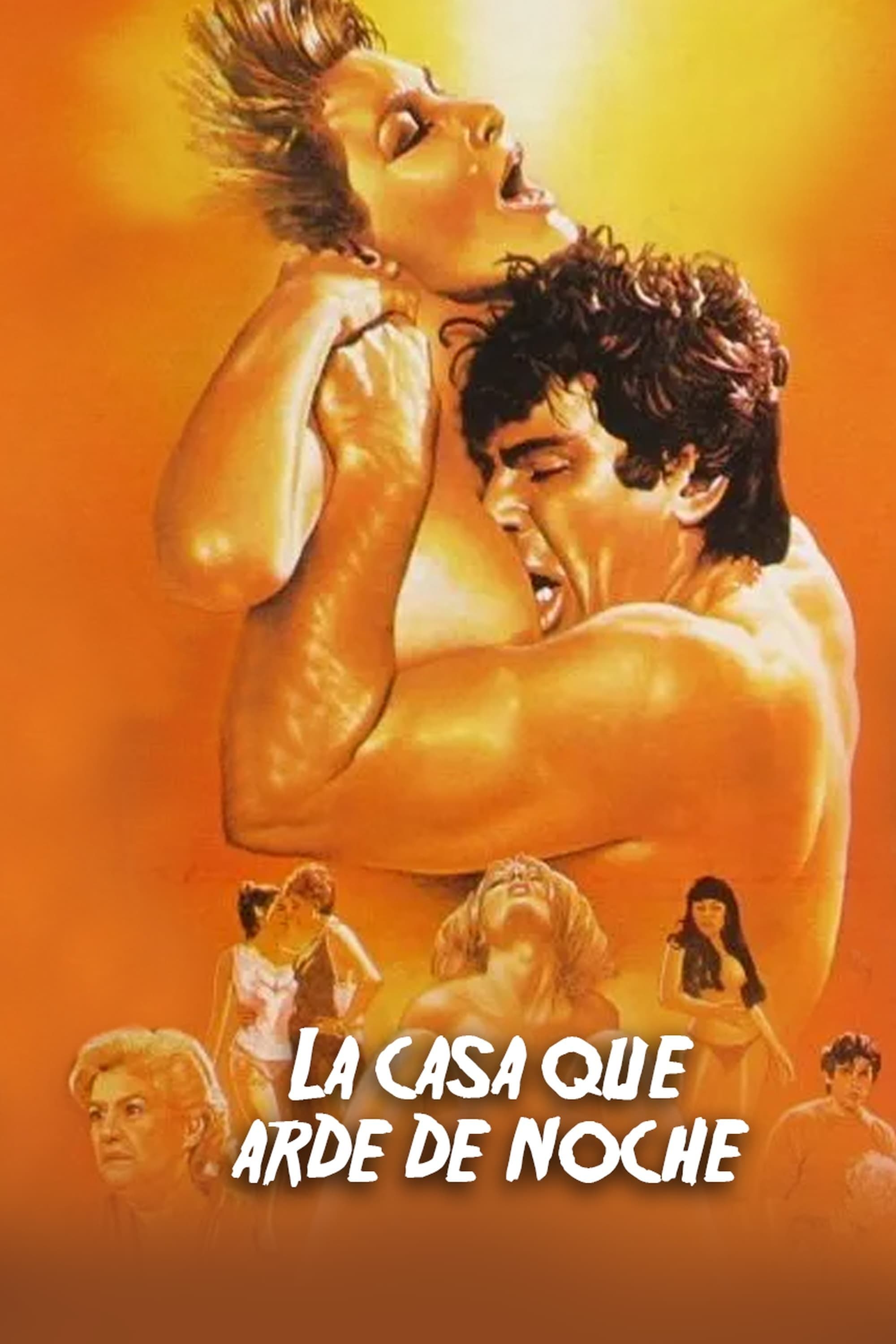 Poster La Casa Que Arde de Noche