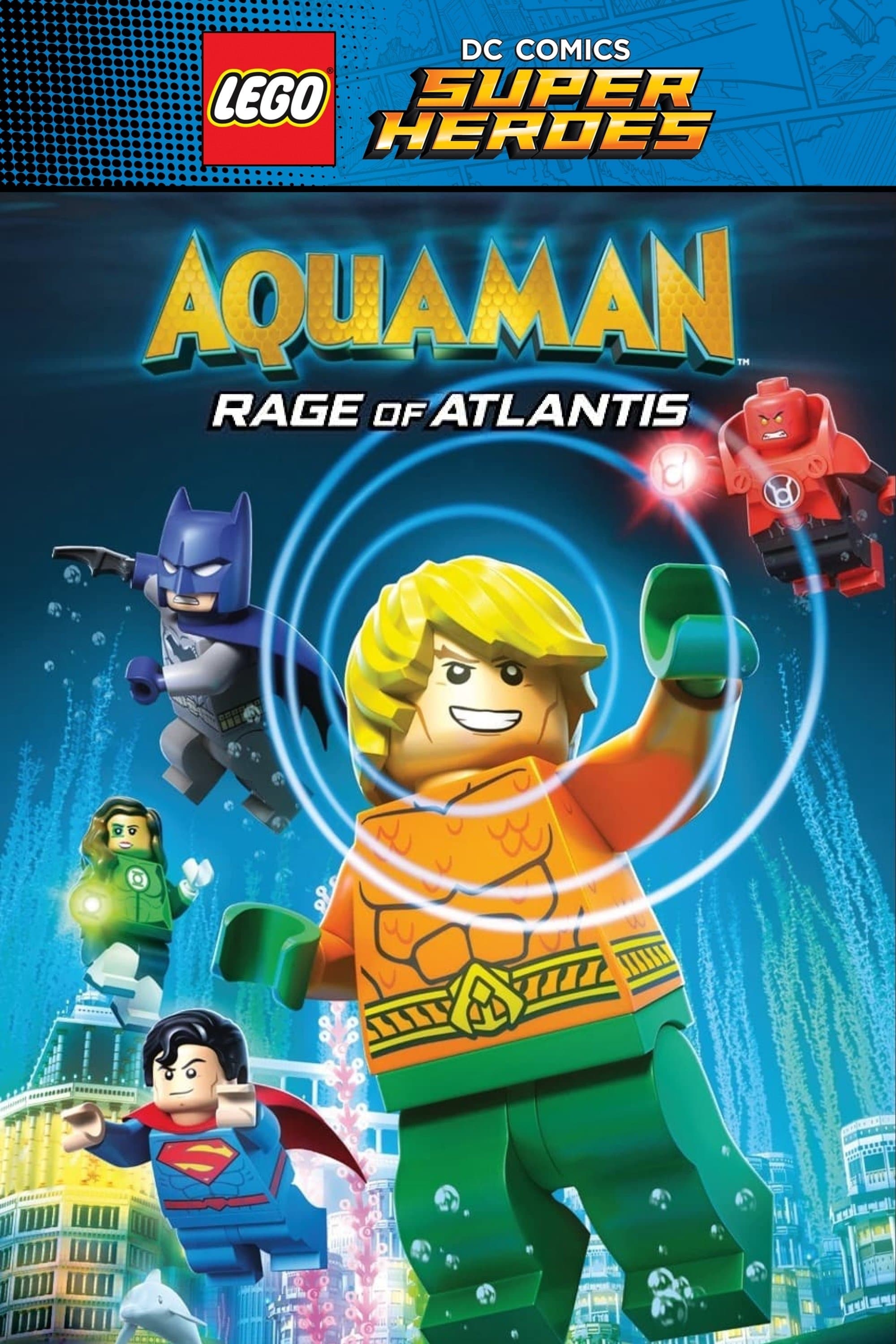 Poster LEGO DC Comics Super Heroes: Aquaman - Rage of Atlantis