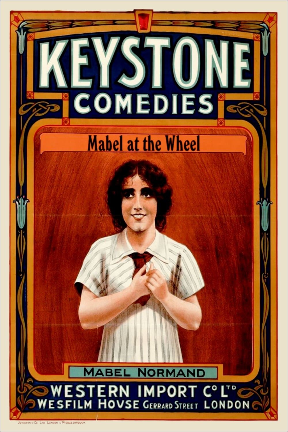 Poster Mabel at the Wheel