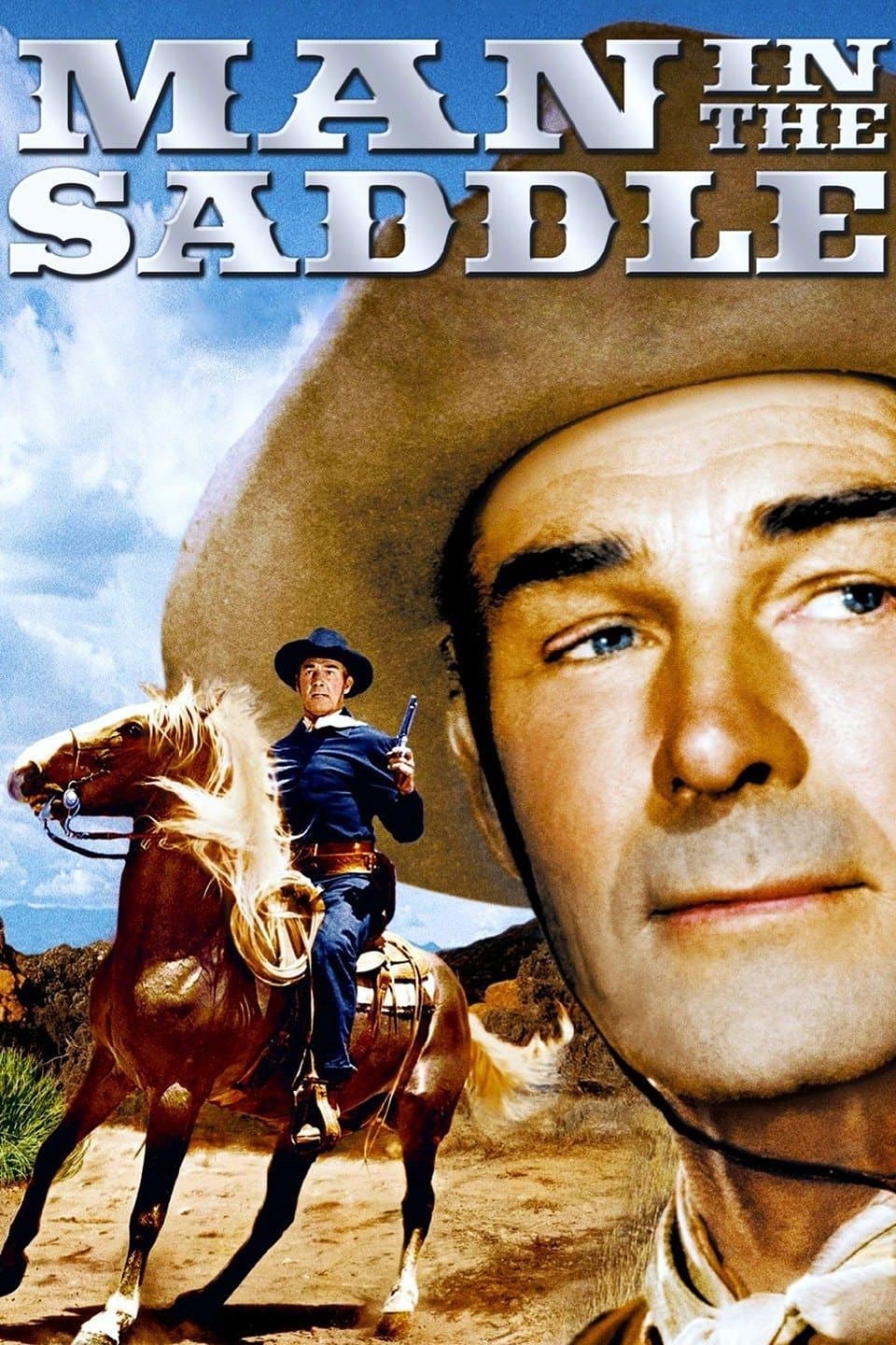 Poster Man in the Saddle