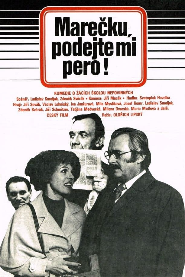 Poster Marecek, Pass Me the Pen!