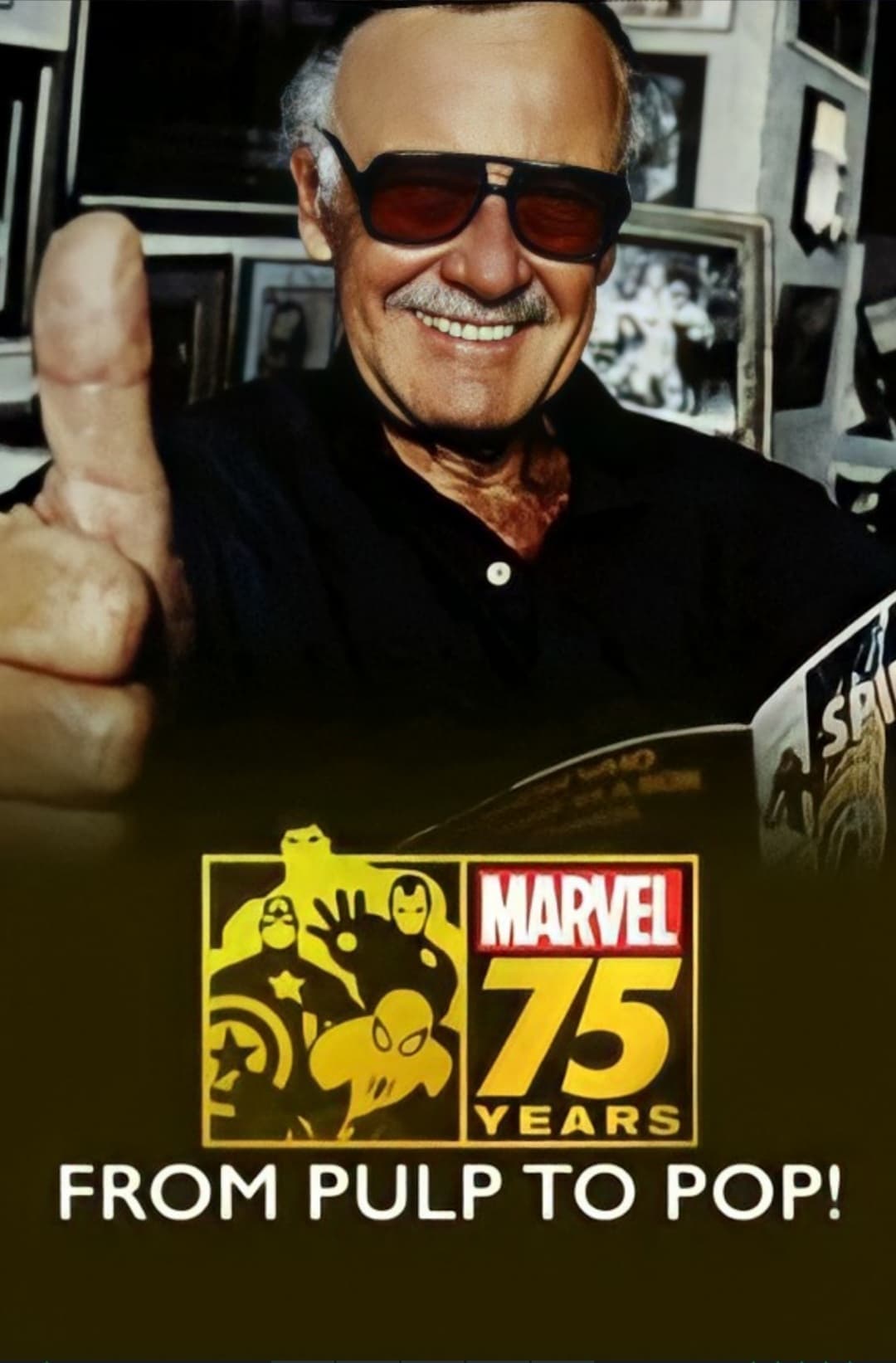 Poster Marvel: 75 Years, from Pulp to Pop!