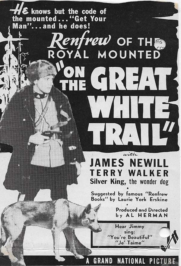 Poster On the Great White Trail