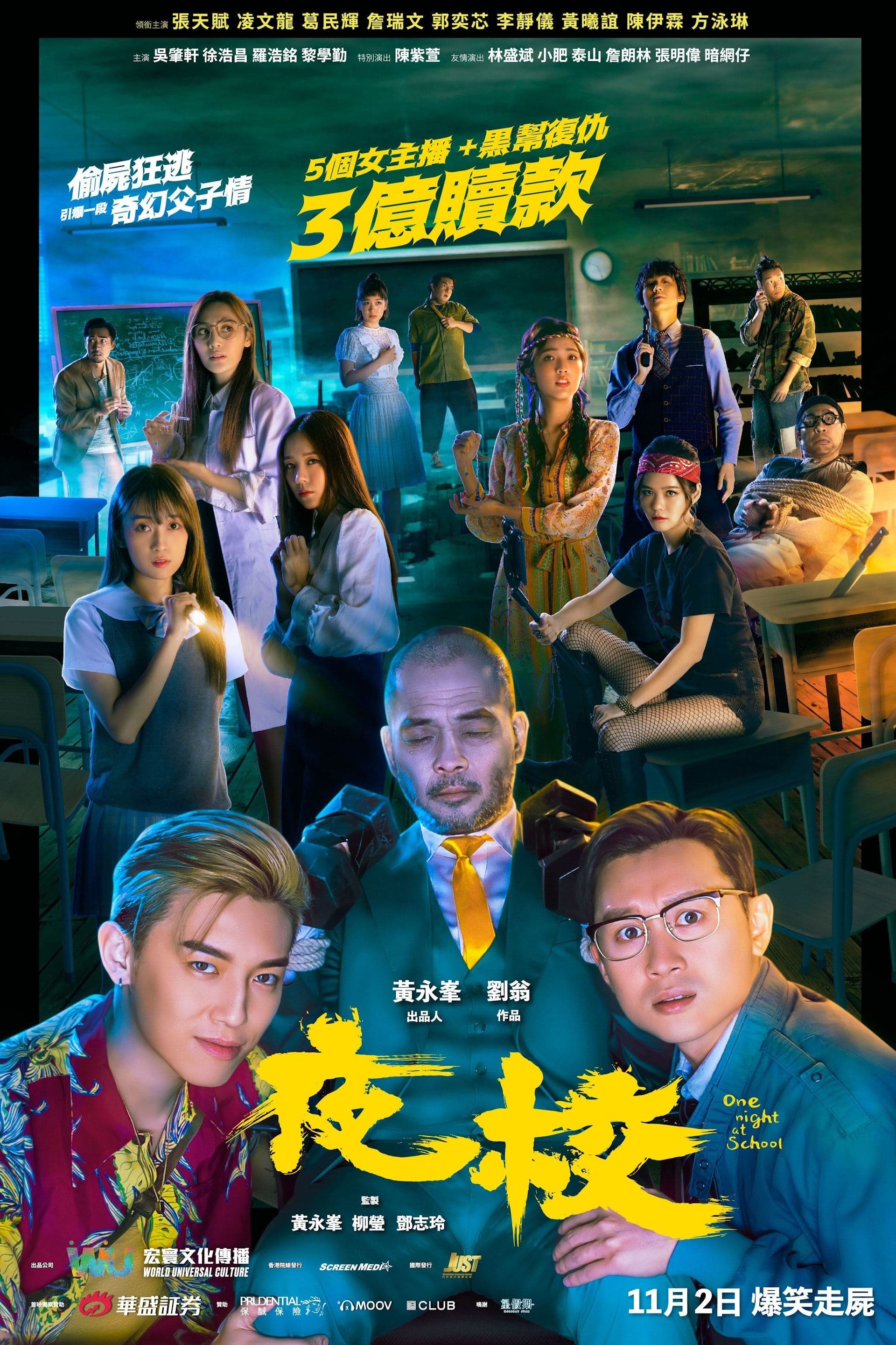 Poster One Night at School