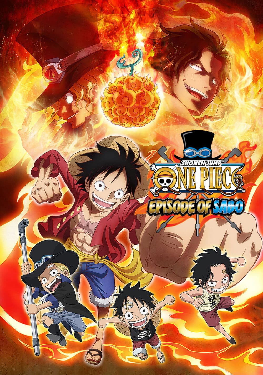 Poster One Piece Episode of Sabo: The Three Brothers' Bond - The Miraculous Reunion and the Inherited Will