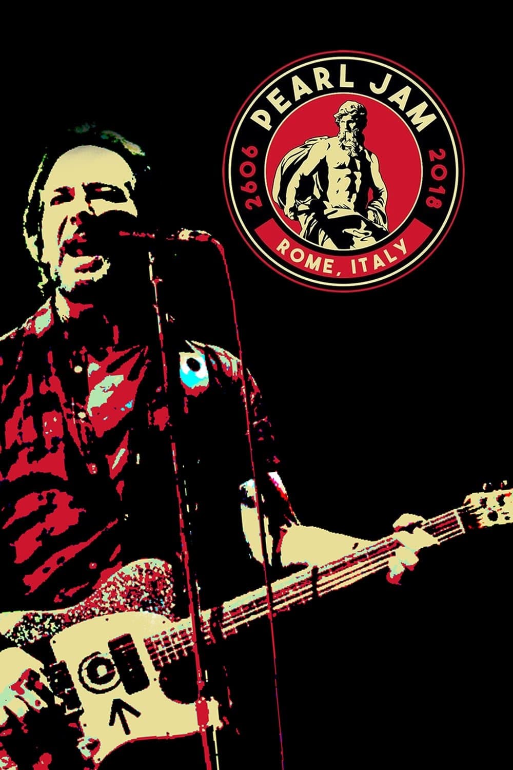 Poster Pearl Jam - Rome 2018