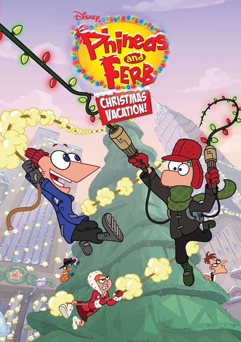 Poster Phineas and Ferb Christmas Vacation!
