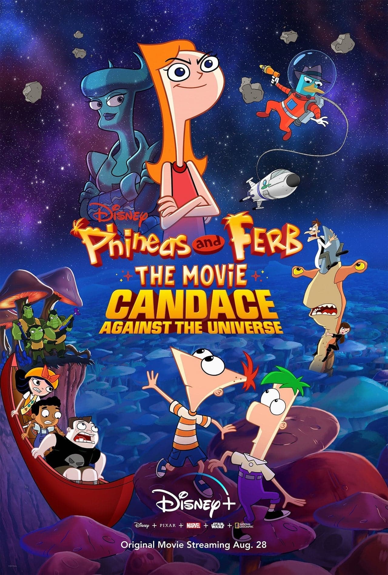 Poster Phineas and Ferb the Movie: Candace Against the Universe