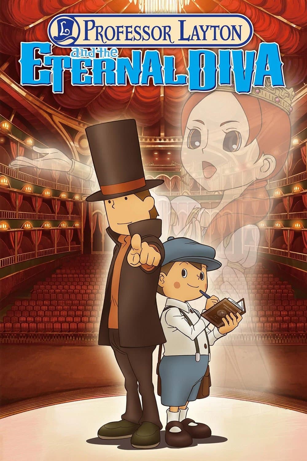 Poster Professor Layton and the Eternal Diva