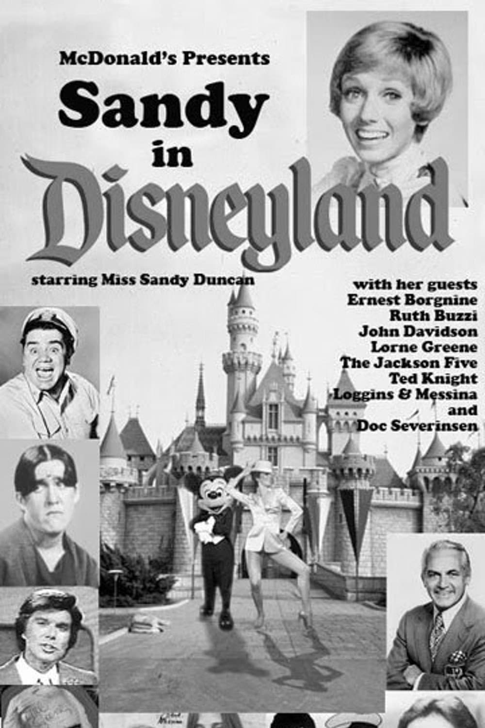 Poster Sandy in Disneyland