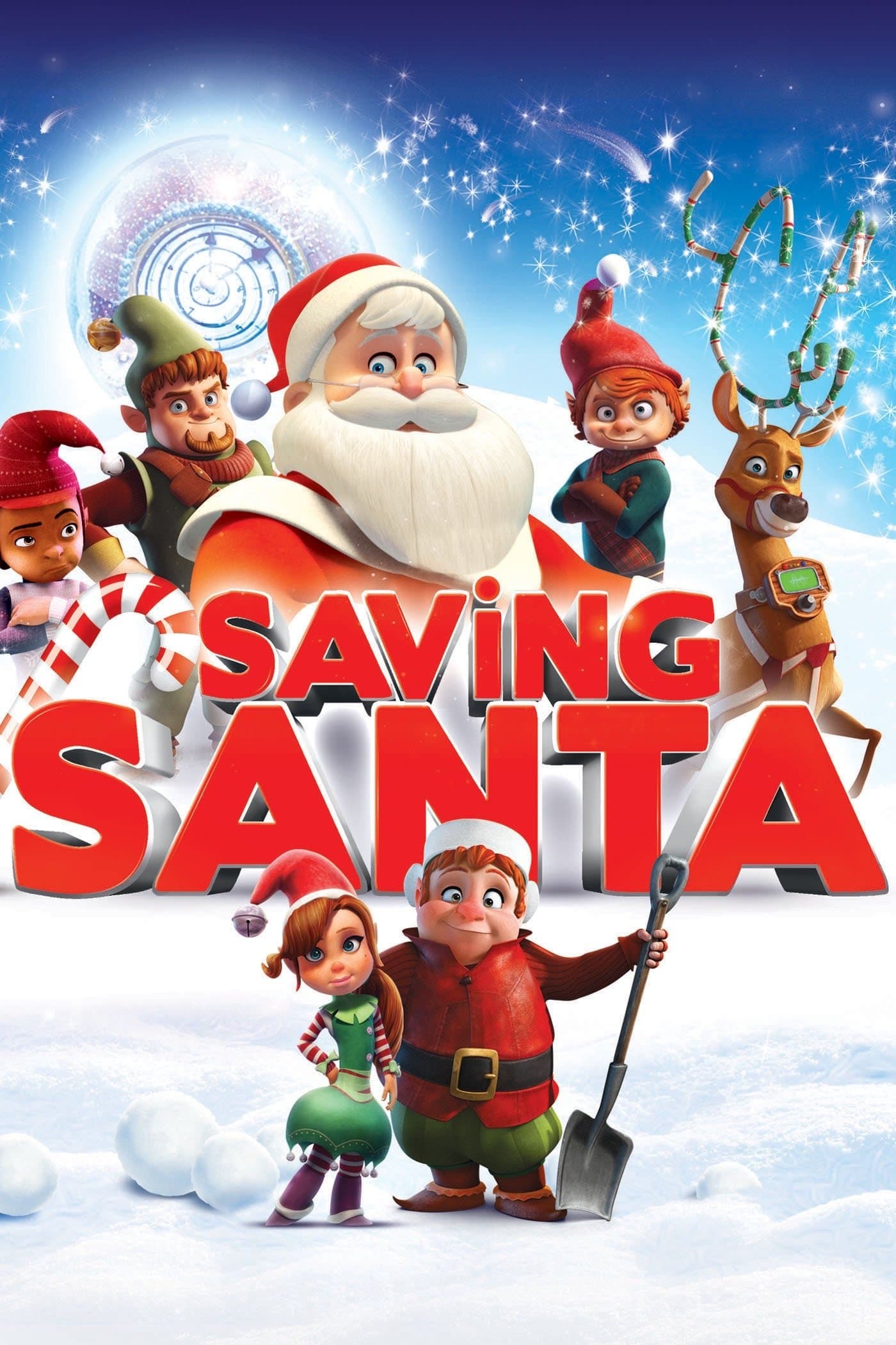 Poster Saving Santa