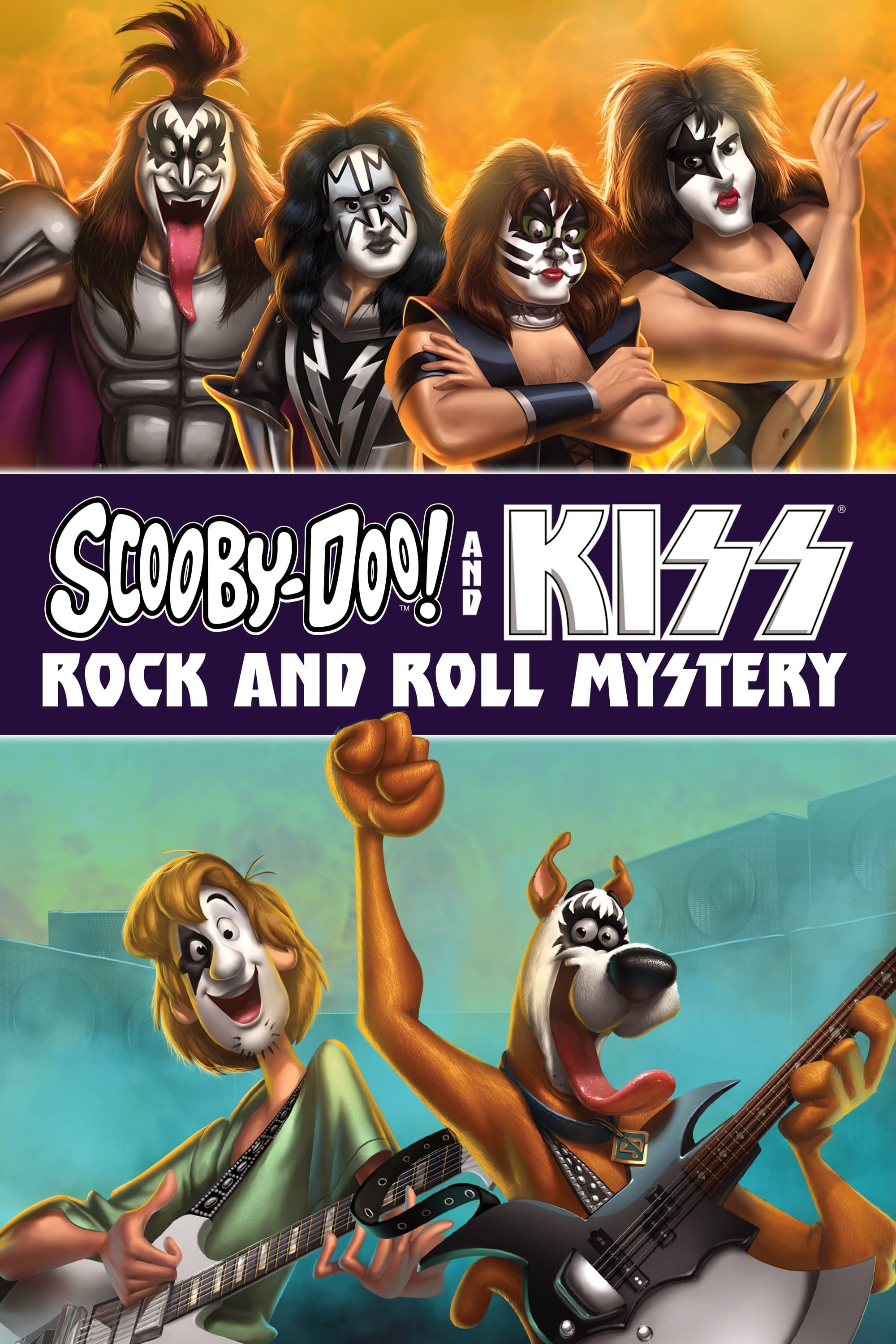 Poster Scooby-Doo! and Kiss: Rock and Roll Mystery