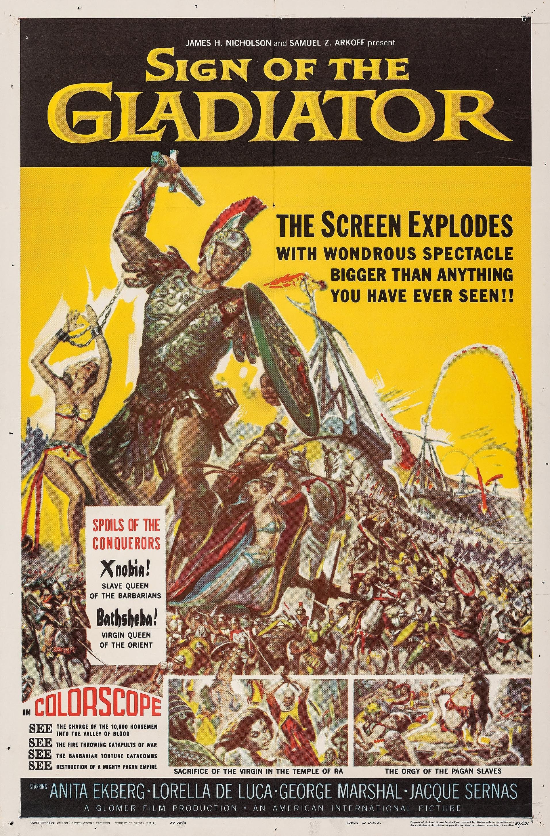 Poster Sign of the Gladiator