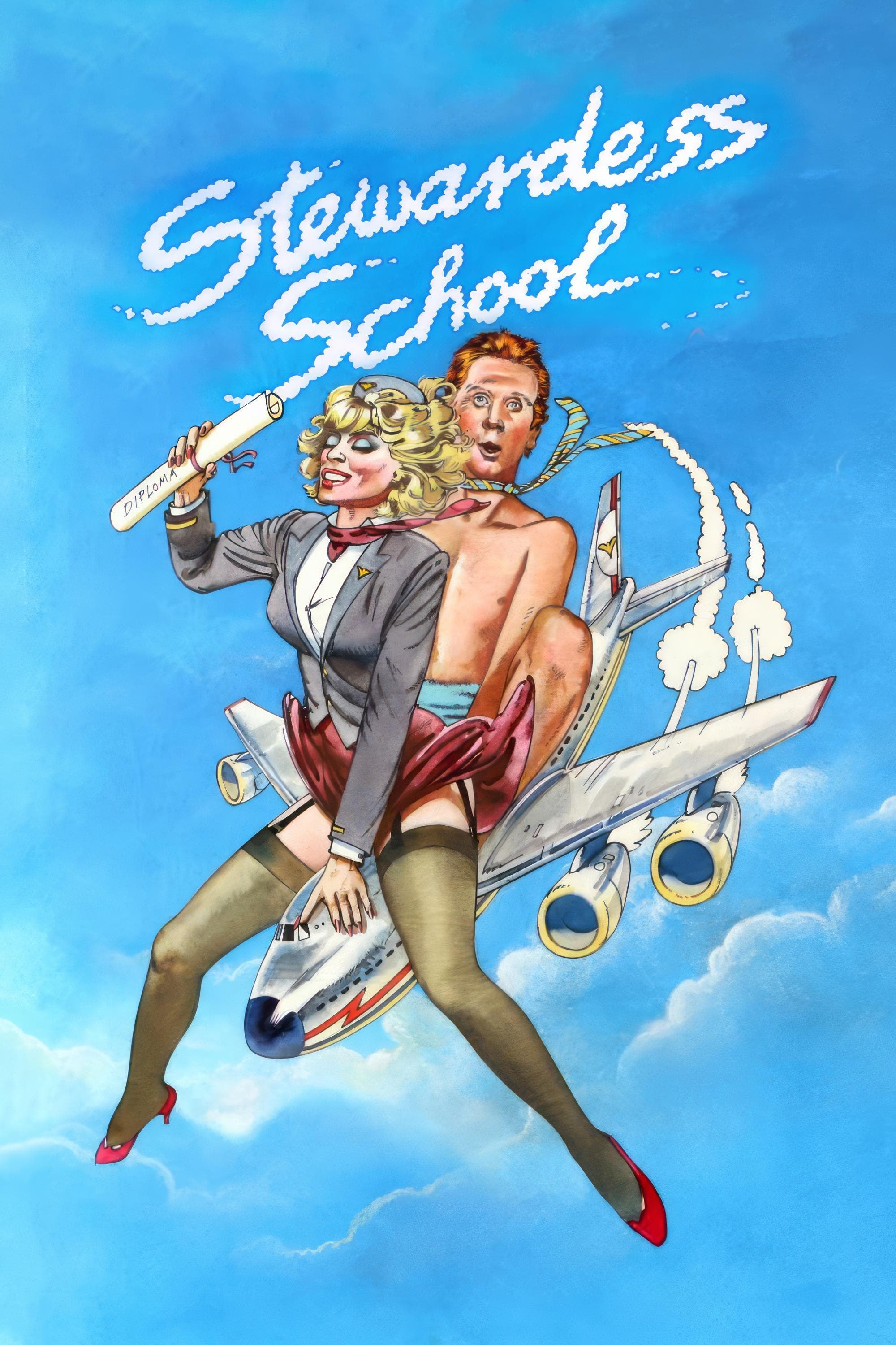 Poster Stewardess School