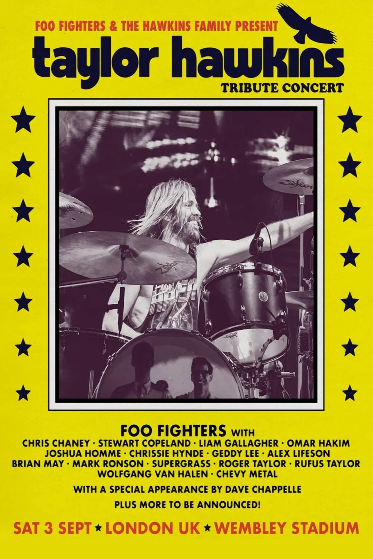 Poster Taylor Hawkins Tribute Concert