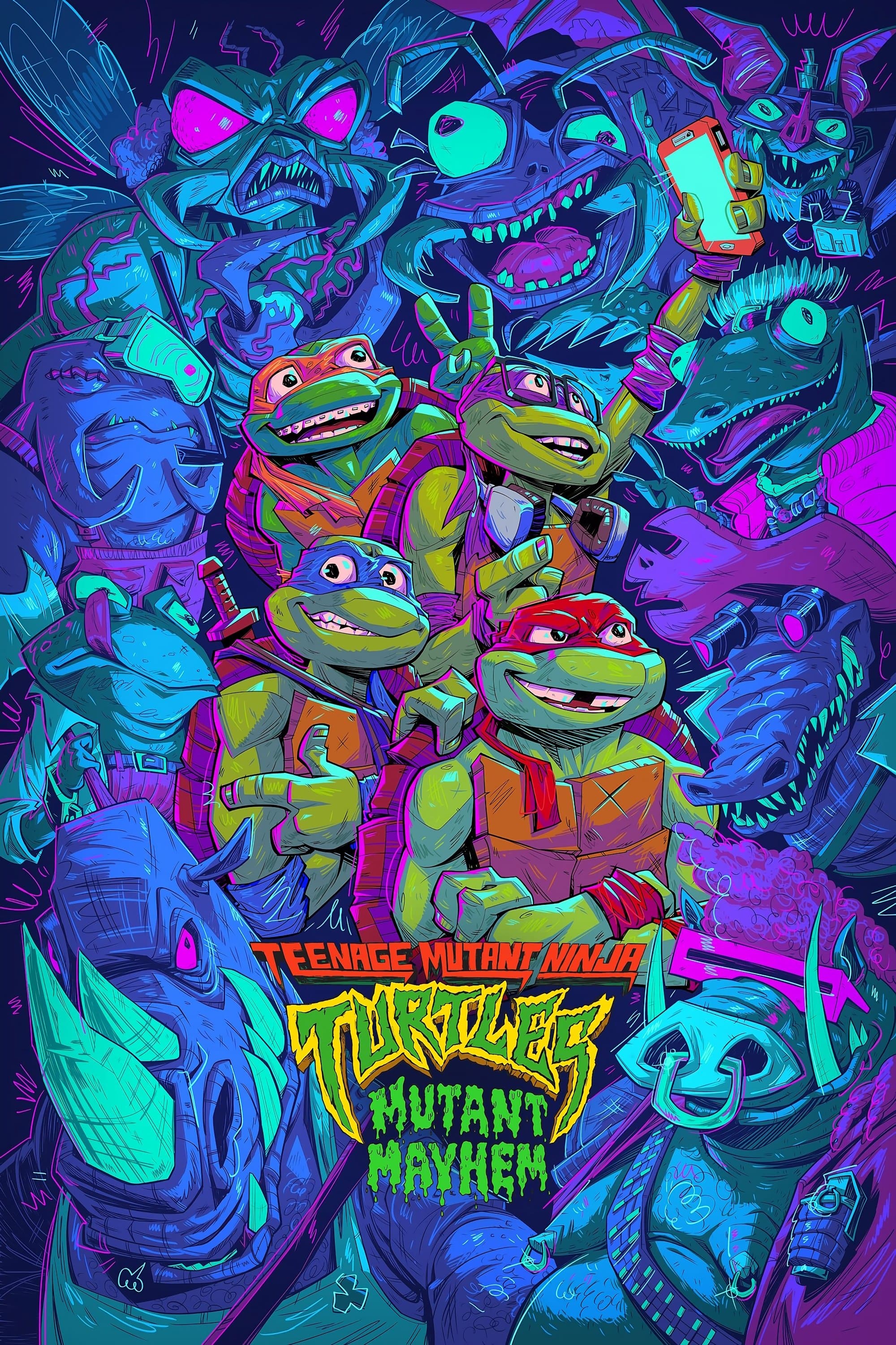 Poster Teenage Mutant Ninja Turtles: Mutant Mayhem
