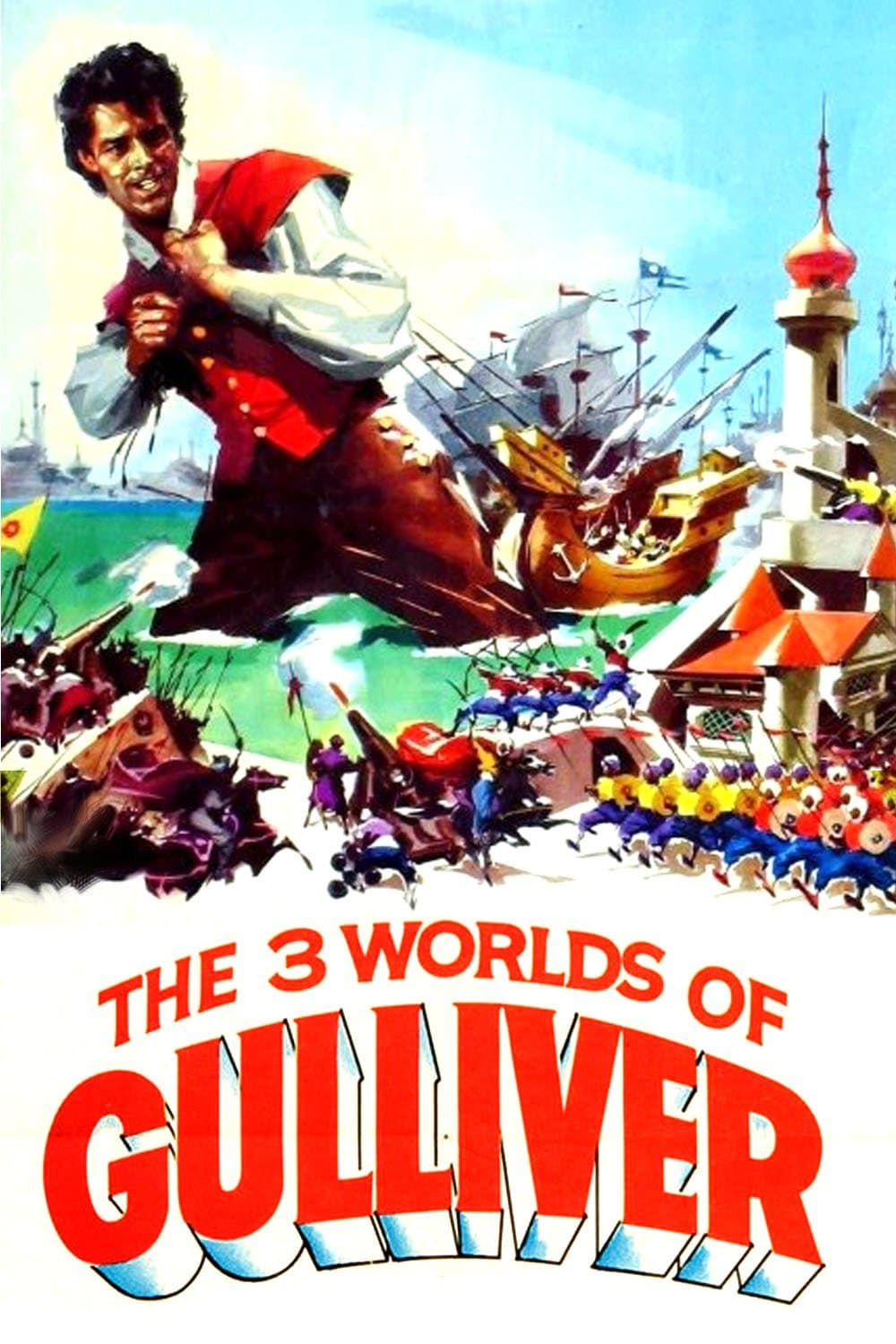 Poster The 3 Worlds of Gulliver