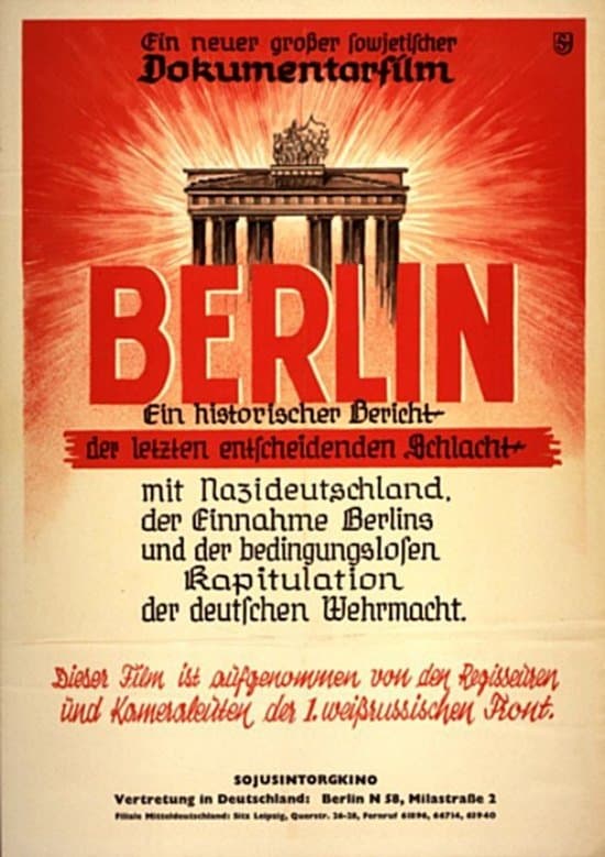 Poster The Fall of Berlin