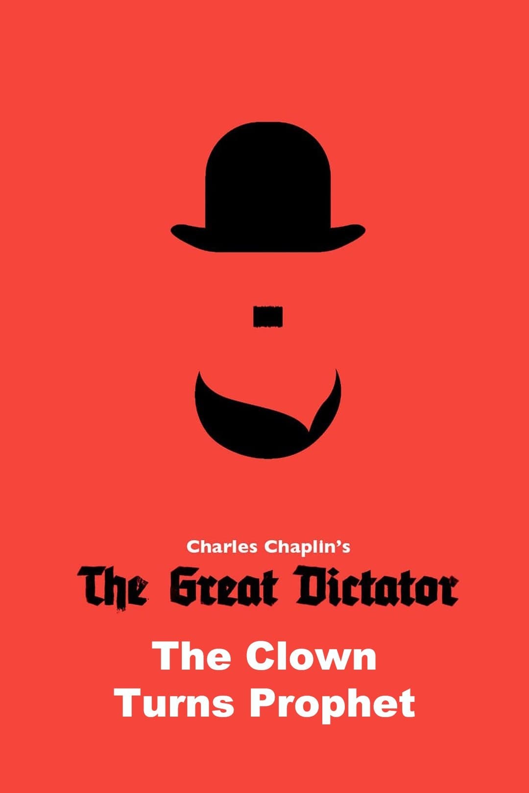 Poster The Great Dictator: The Clown Turns Prophet