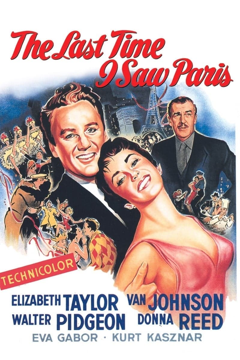 Poster The Last Time I Saw Paris
