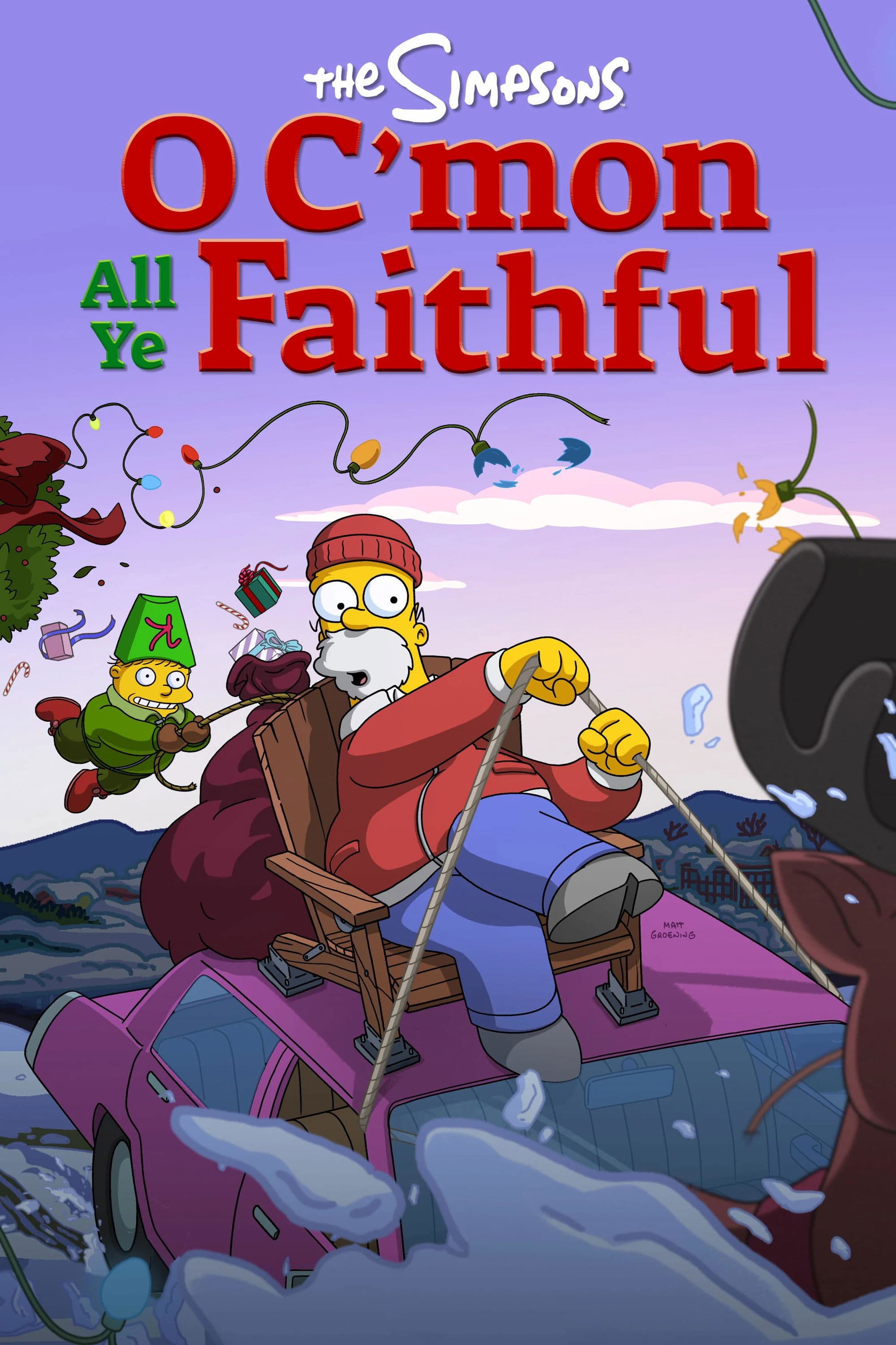 Poster The Simpsons: O C'mon All Ye Faithful
