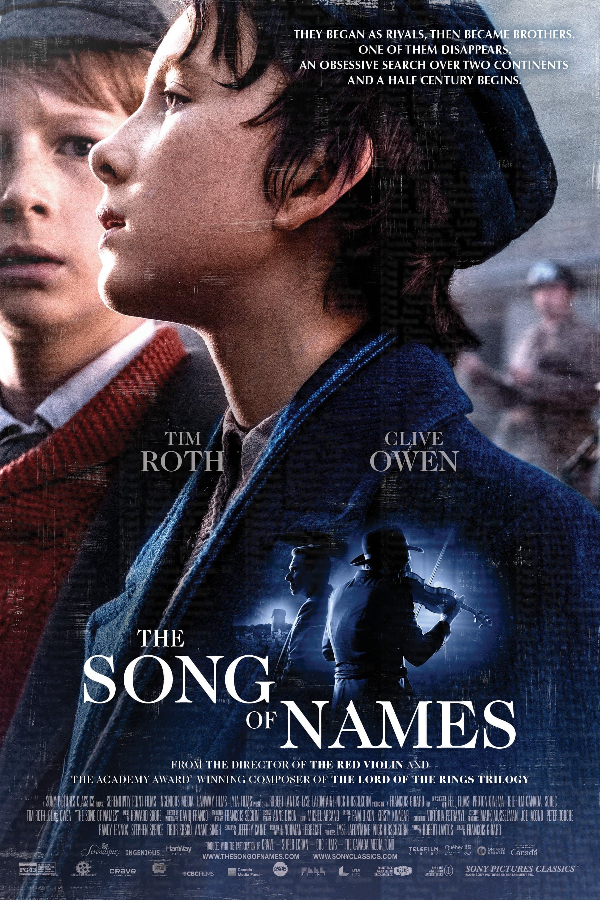 Poster The Song of Names