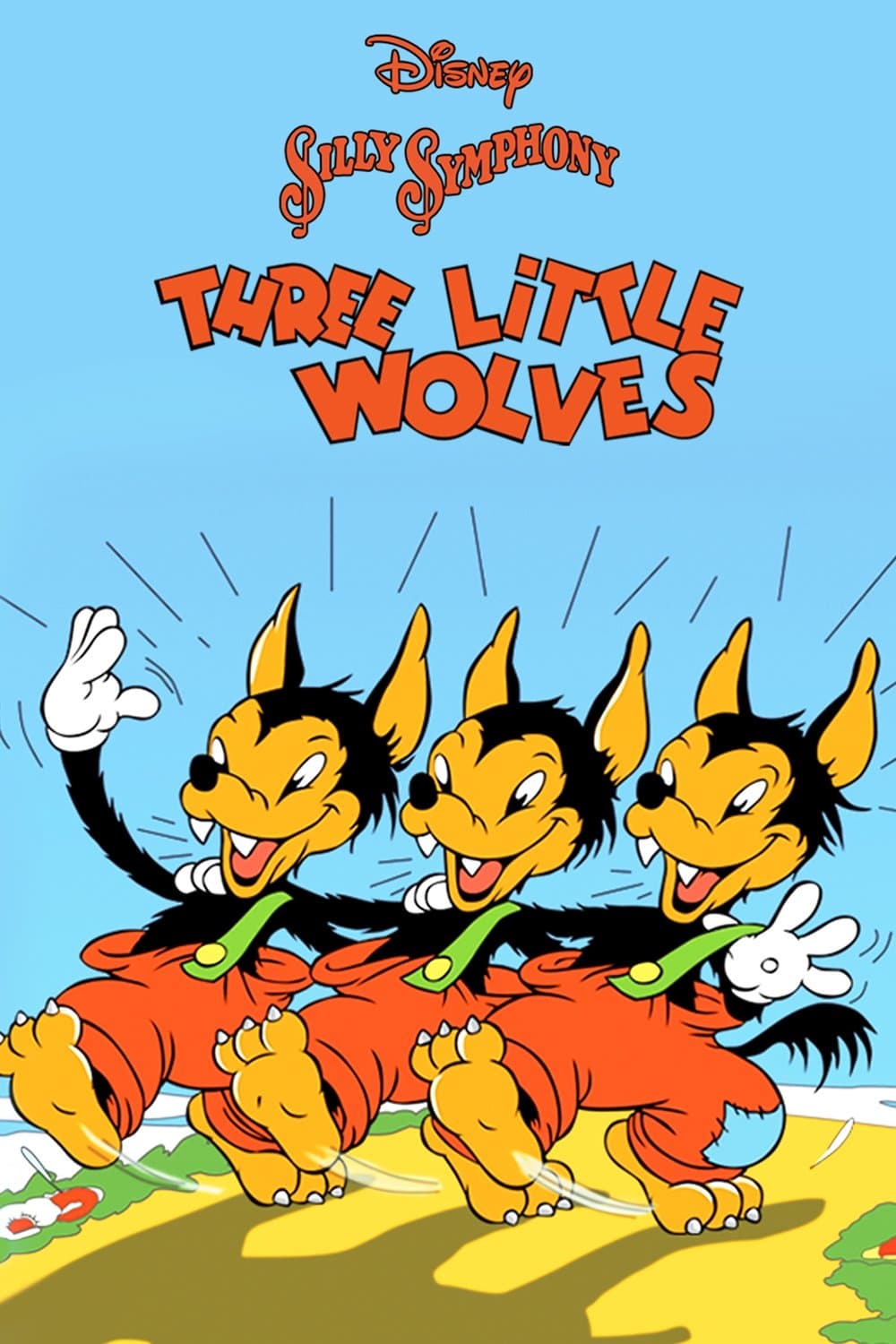 Poster Three Little Wolves