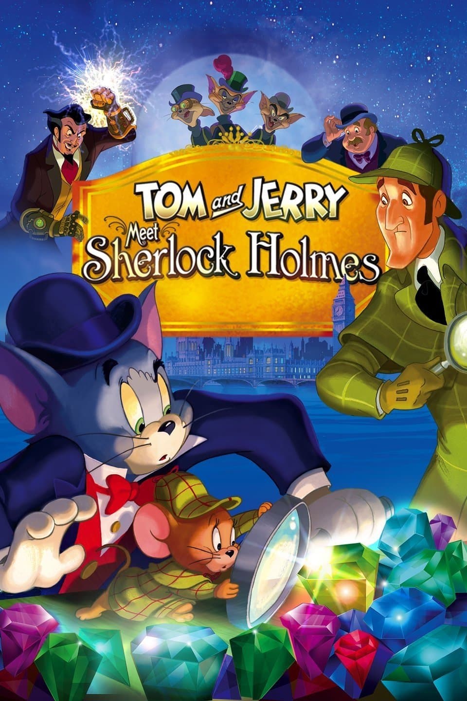 Poster Tom and Jerry Meet Sherlock Holmes