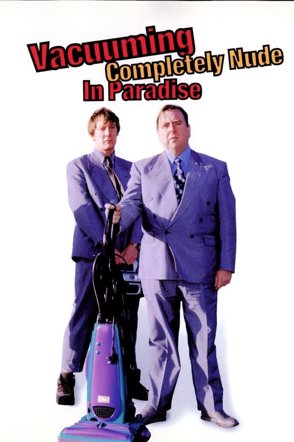 Poster Vacuuming Completely Nude in Paradise